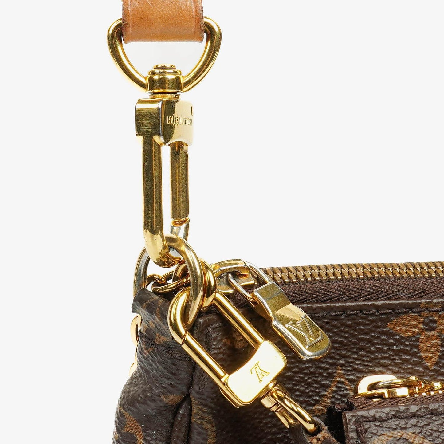 Louis Vuitton Kaki Monogram Canvas Multi-Pochette Accessories Bag