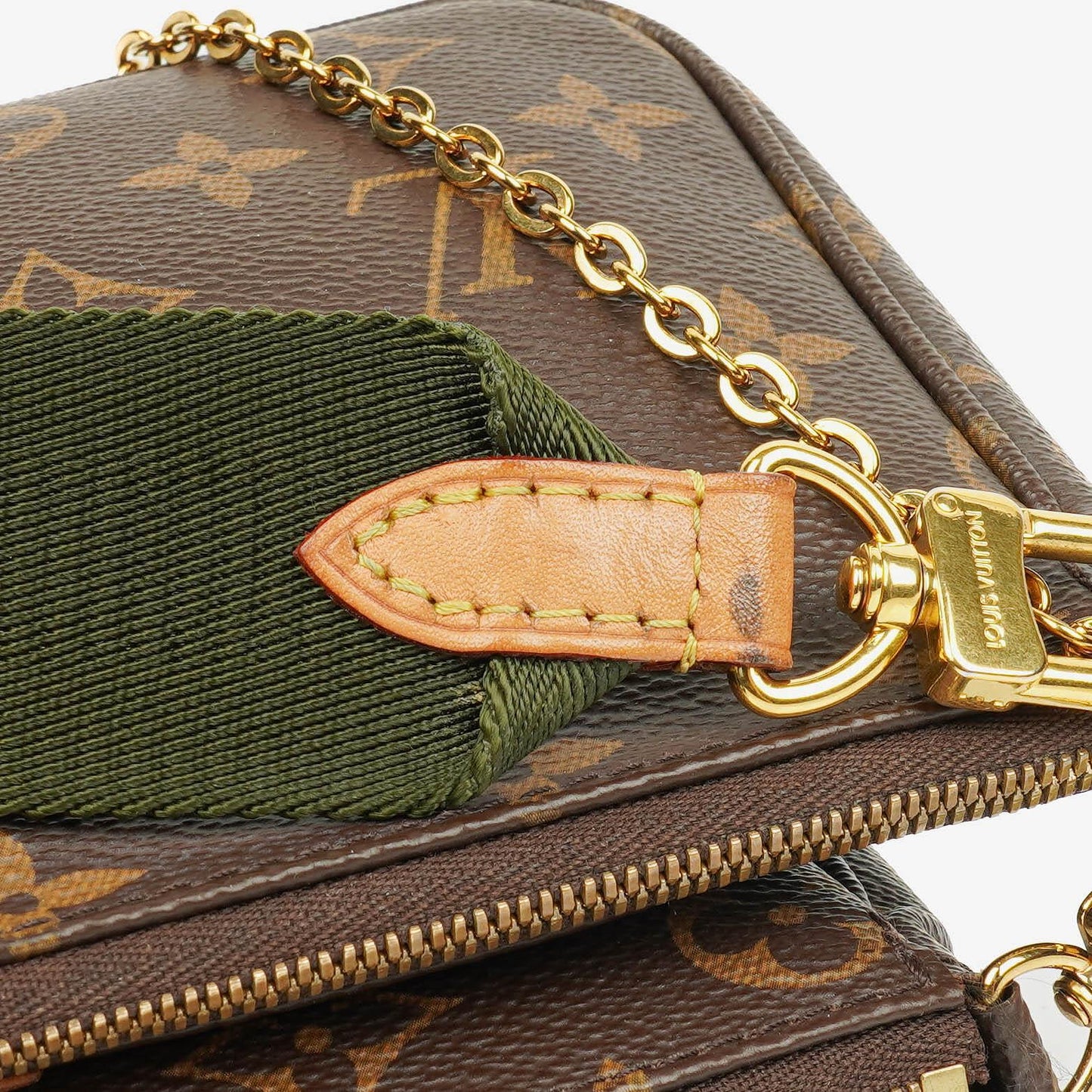 Louis Vuitton Kaki Monogram Canvas Multi-Pochette Accessories Bag