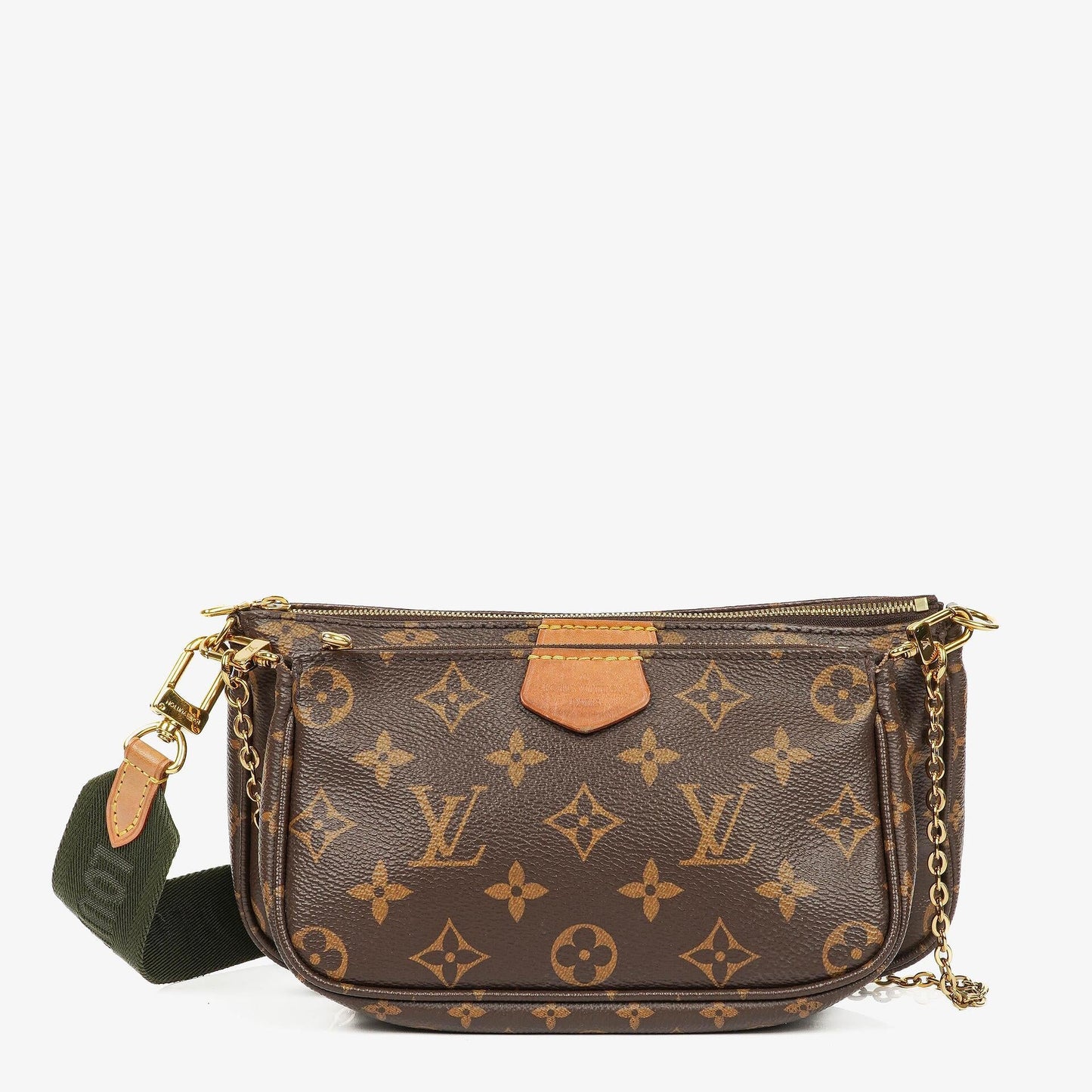 Louis Vuitton Kaki Monogram Canvas Multi-Pochette Accessories Bag