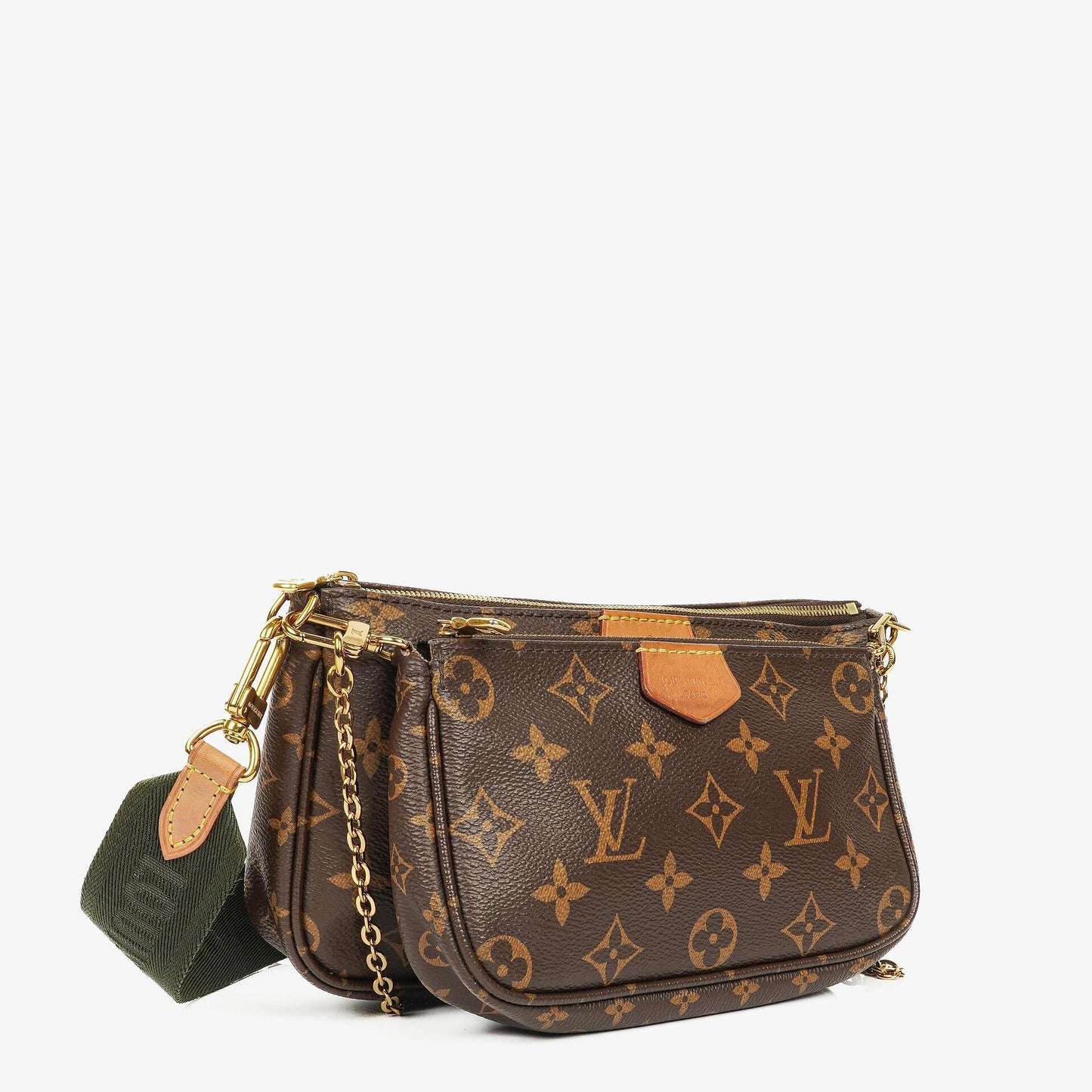 Louis Vuitton Kaki Monogram Canvas Multi-Pochette Accessories Bag