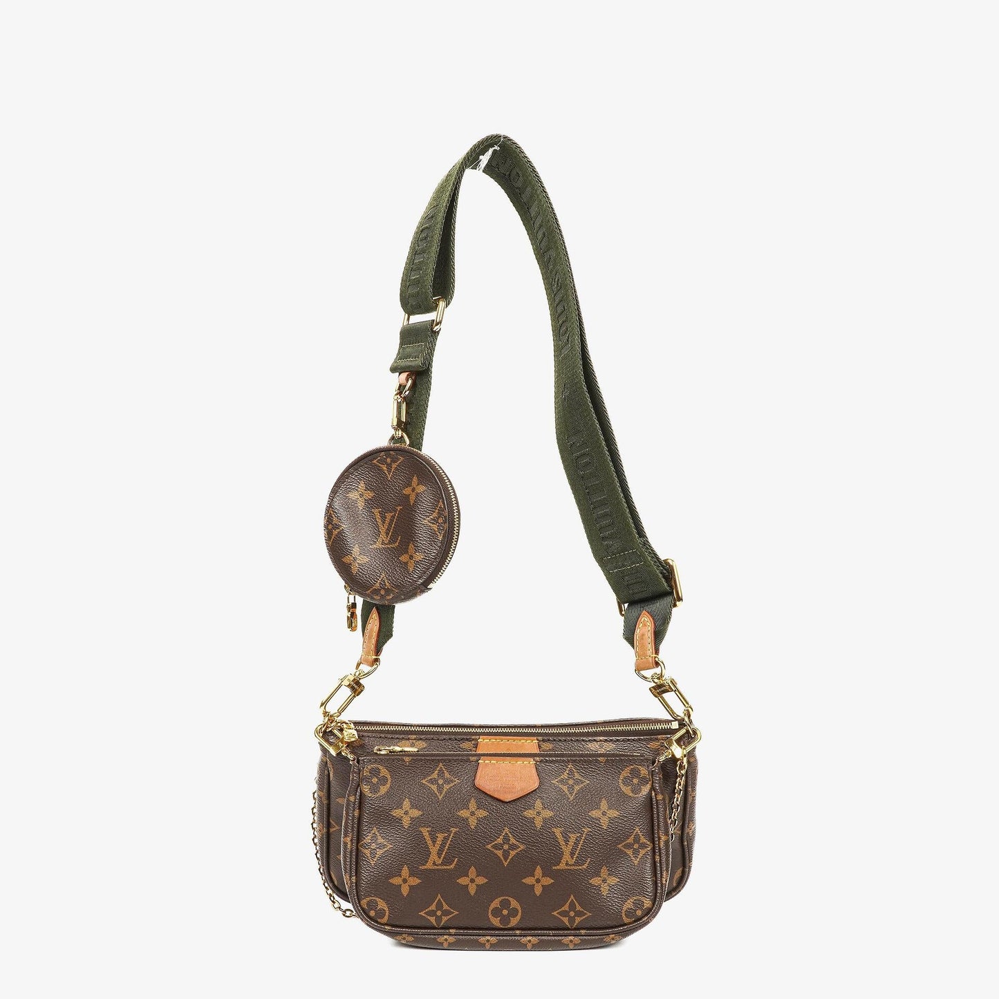 Louis Vuitton Kaki Monogram Canvas Multi-Pochette Accessories Bag
