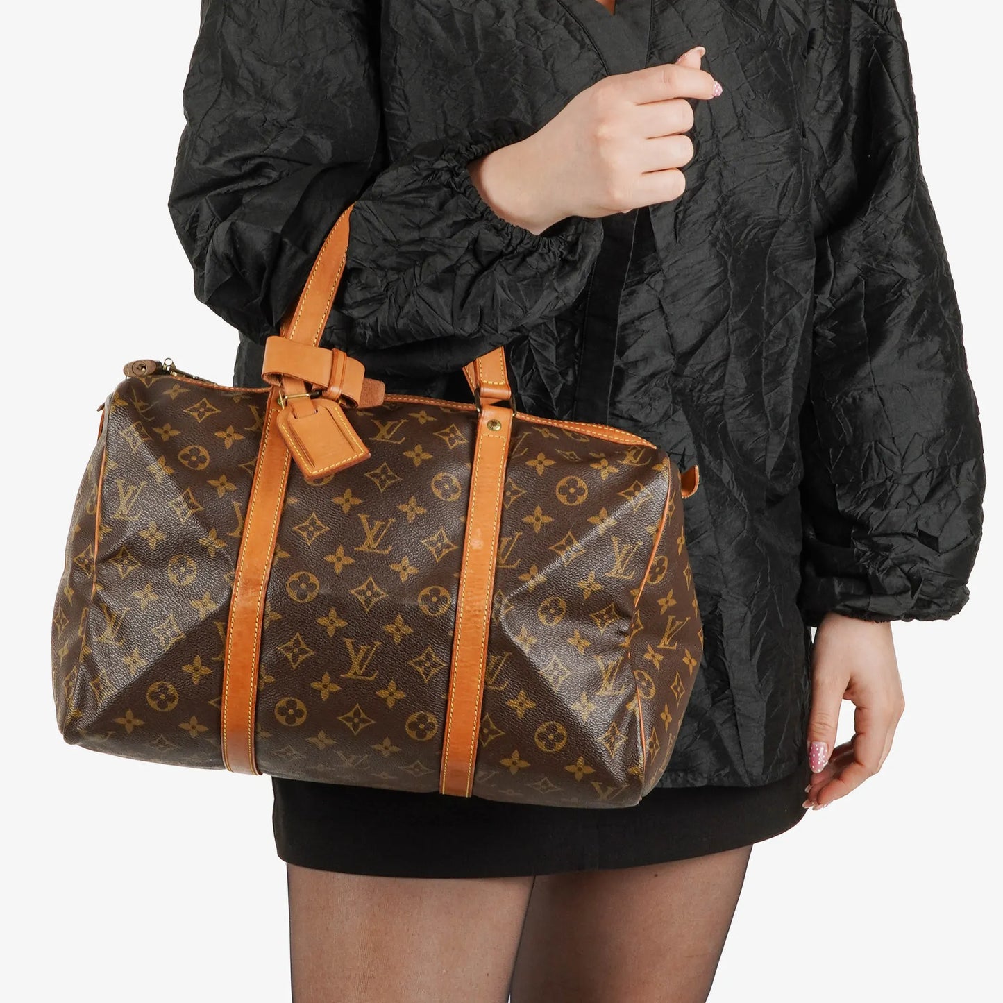 Louis Vuitton Keepall 35 Monogram Canvas Travel Bag