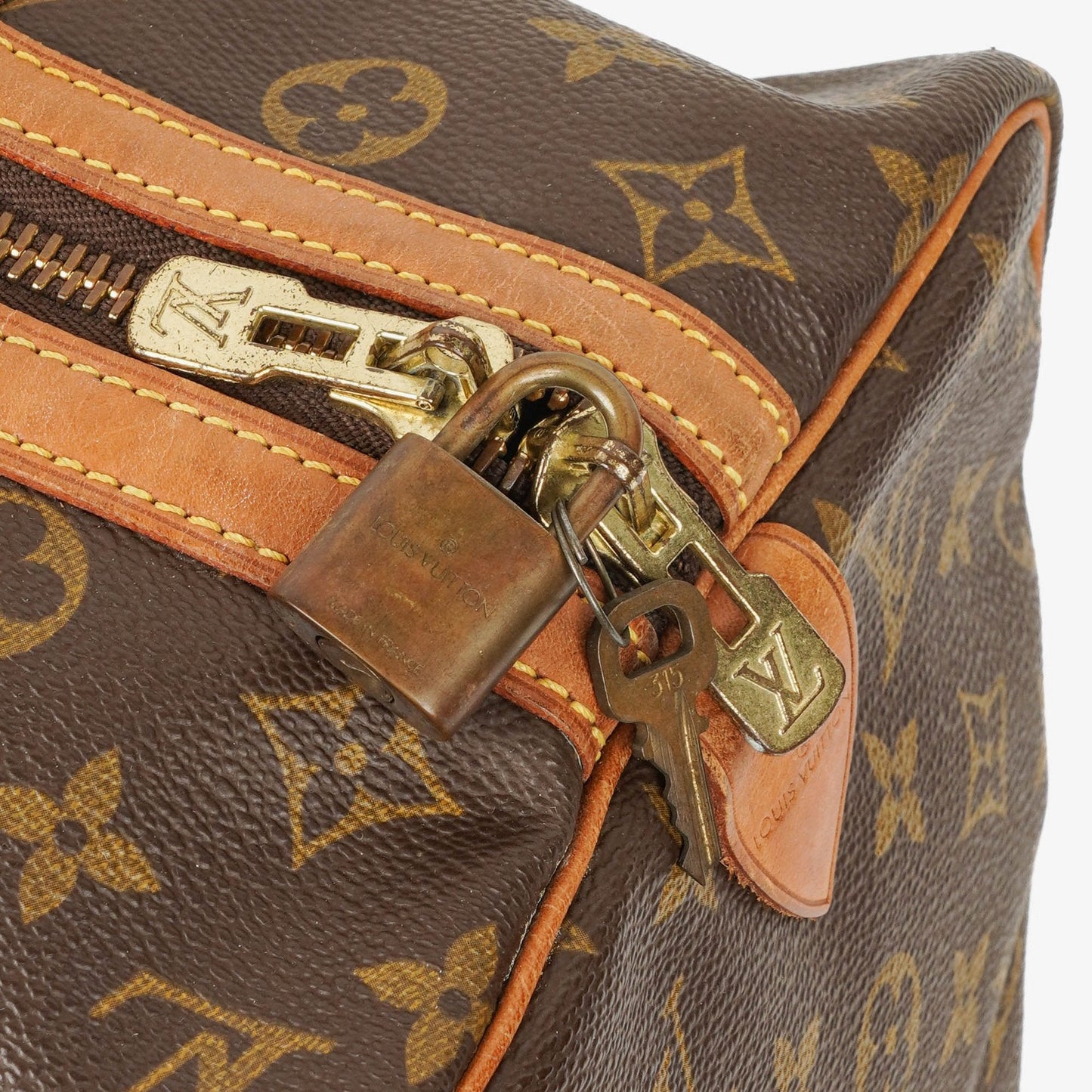 Louis Vuitton Keepall 35 Monogram Canvas Travel Bag