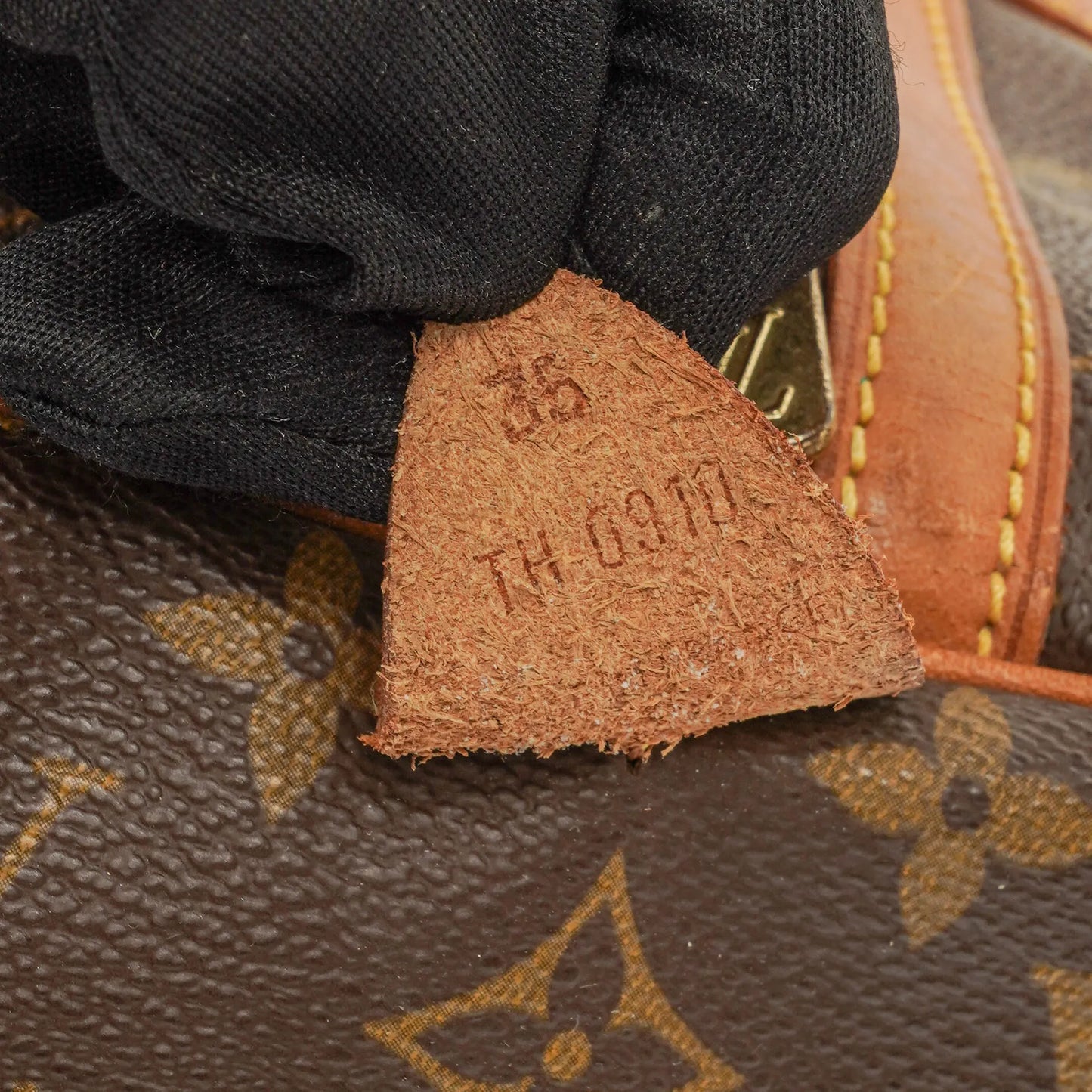 Louis Vuitton Keepall 35 Monogram Canvas Travel Bag