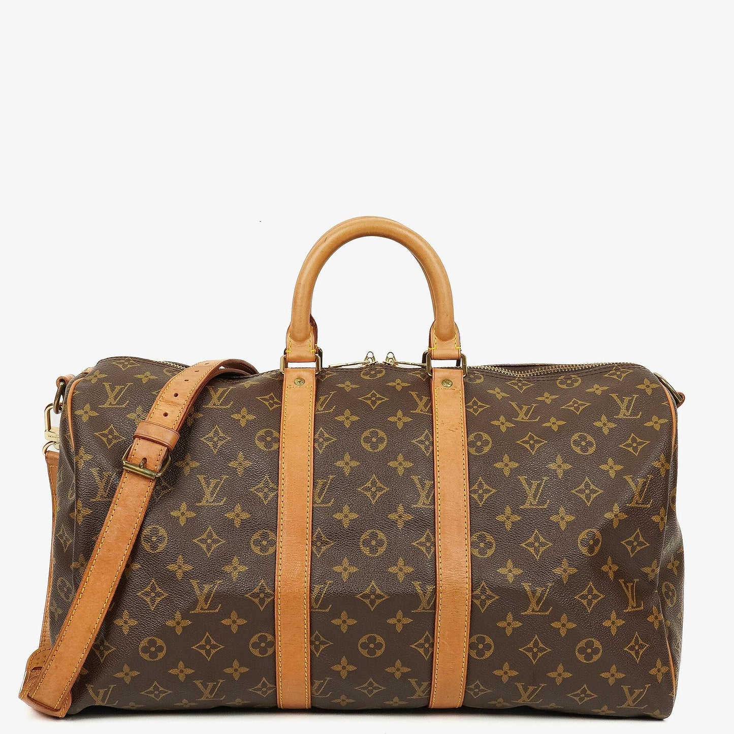 Louis Vuitton Keepall 45 Bandouliere Monogram Canvas Travel Bag