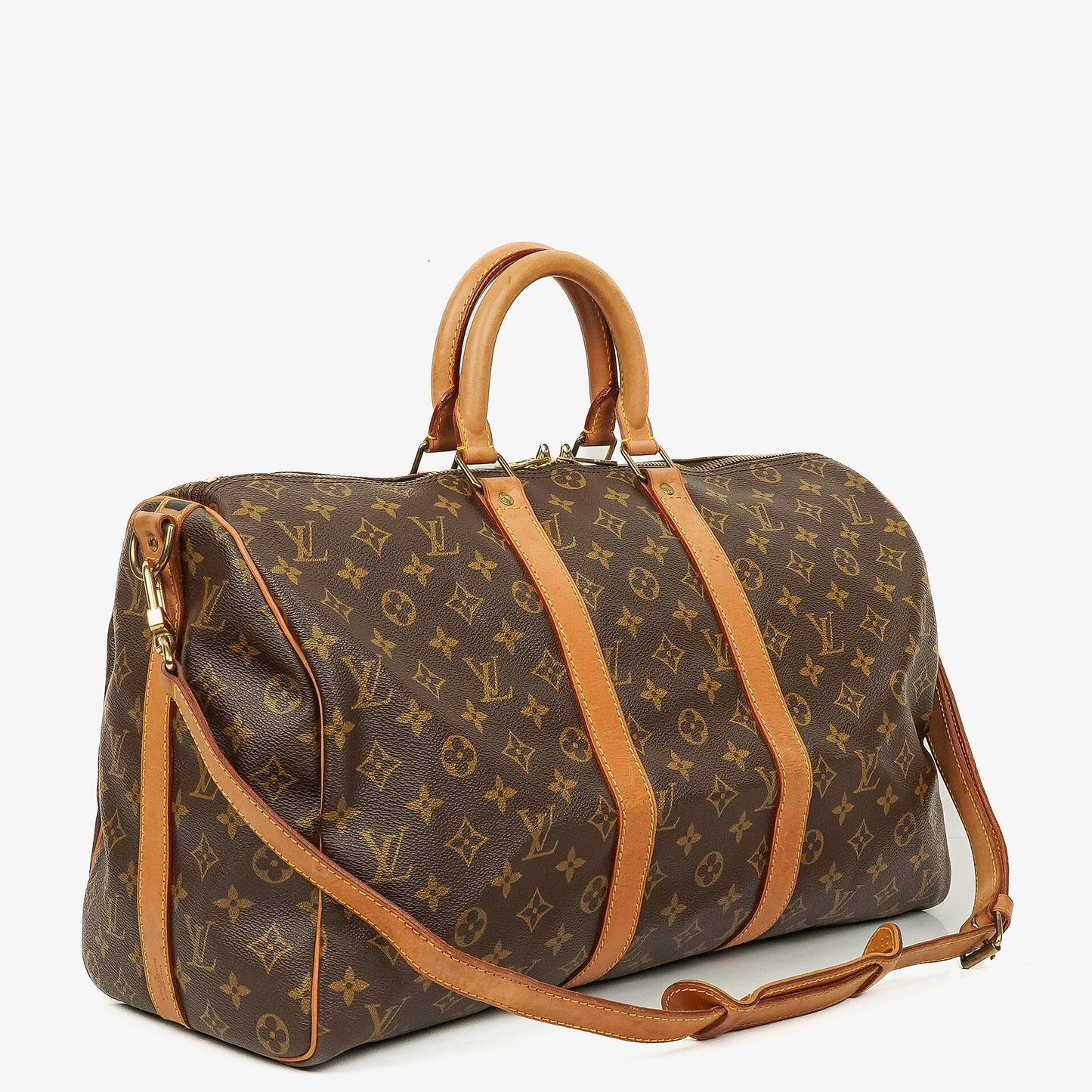 Louis Vuitton Keepall 45 Bandouliere Monogram Canvas Travel Bag