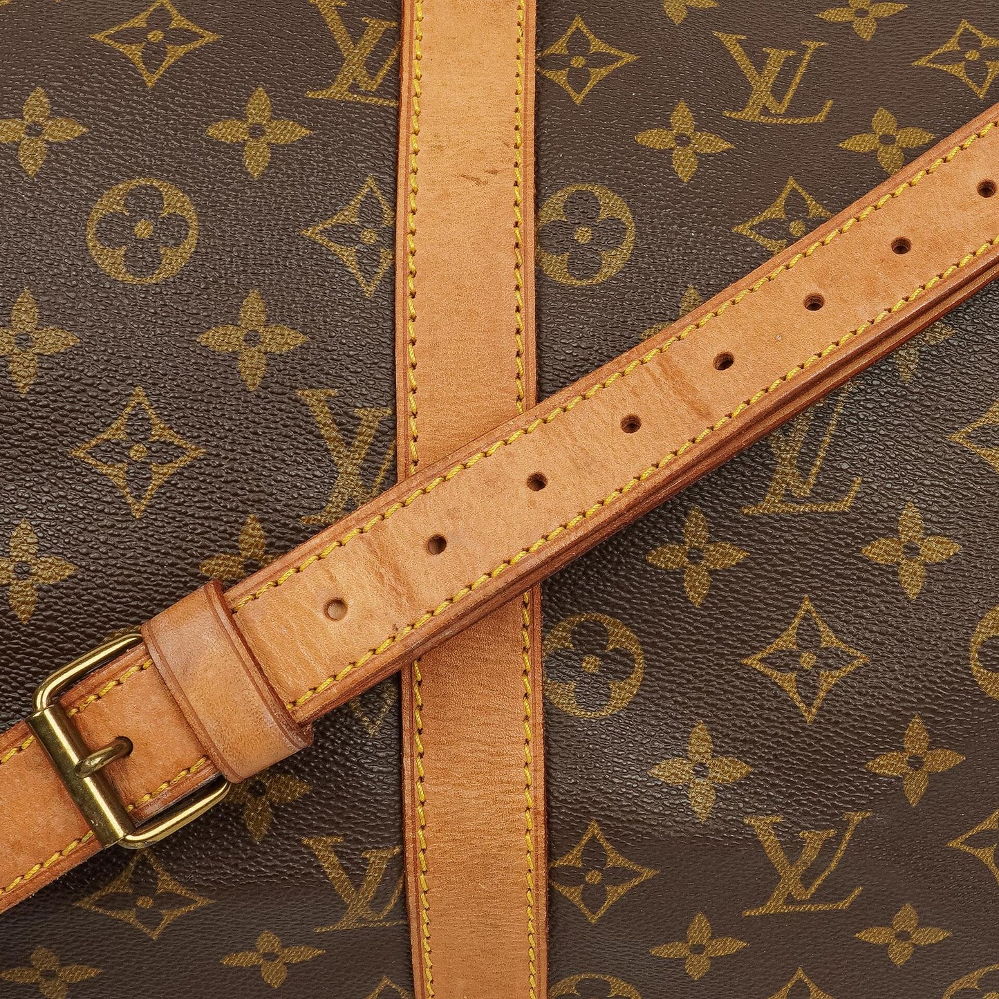 Louis Vuitton Keepall 45 Bandouliere Monogram Canvas Travel Bag