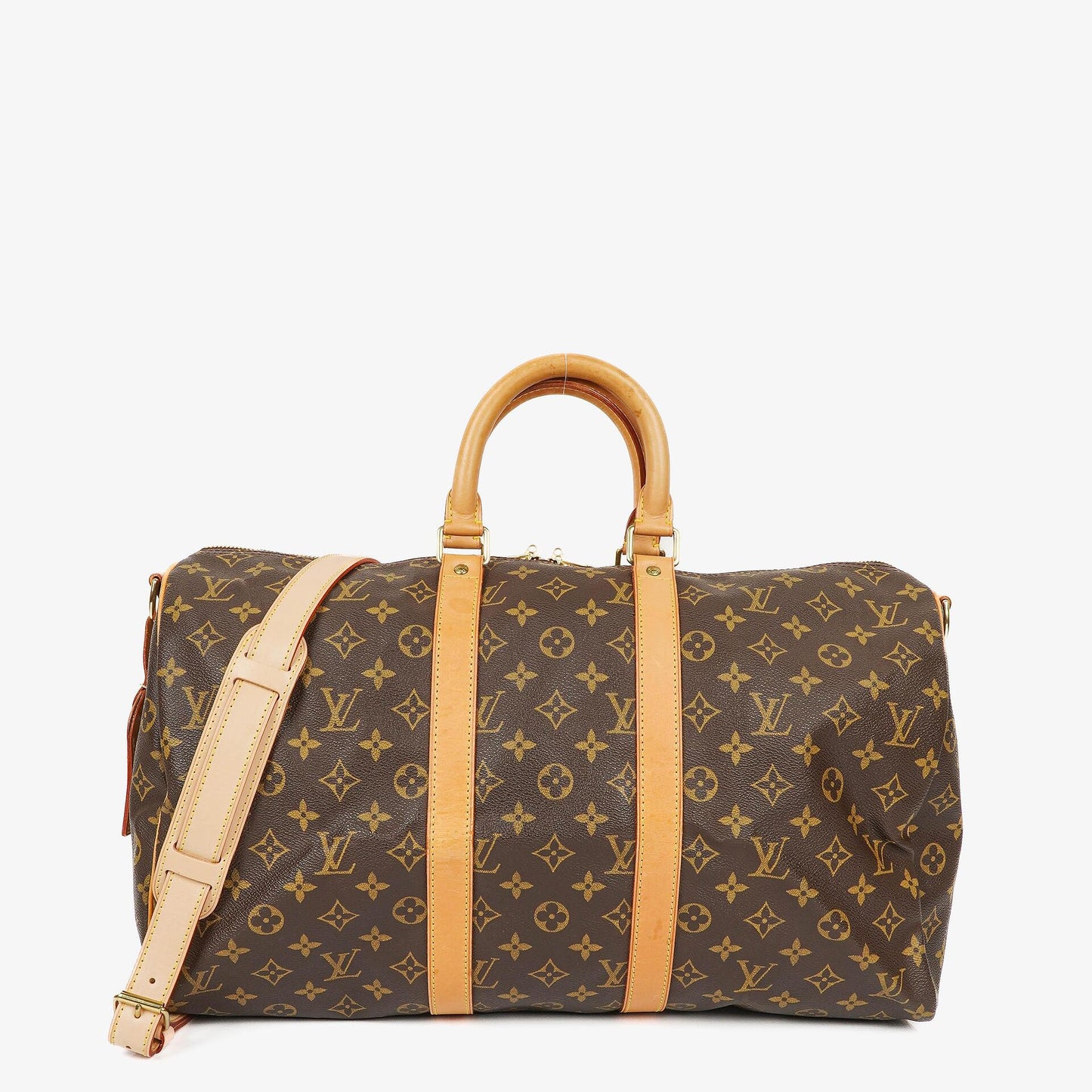 Louis Vuitton Keepall 45 Bandoulière Travel Bag in Monogram Canvas