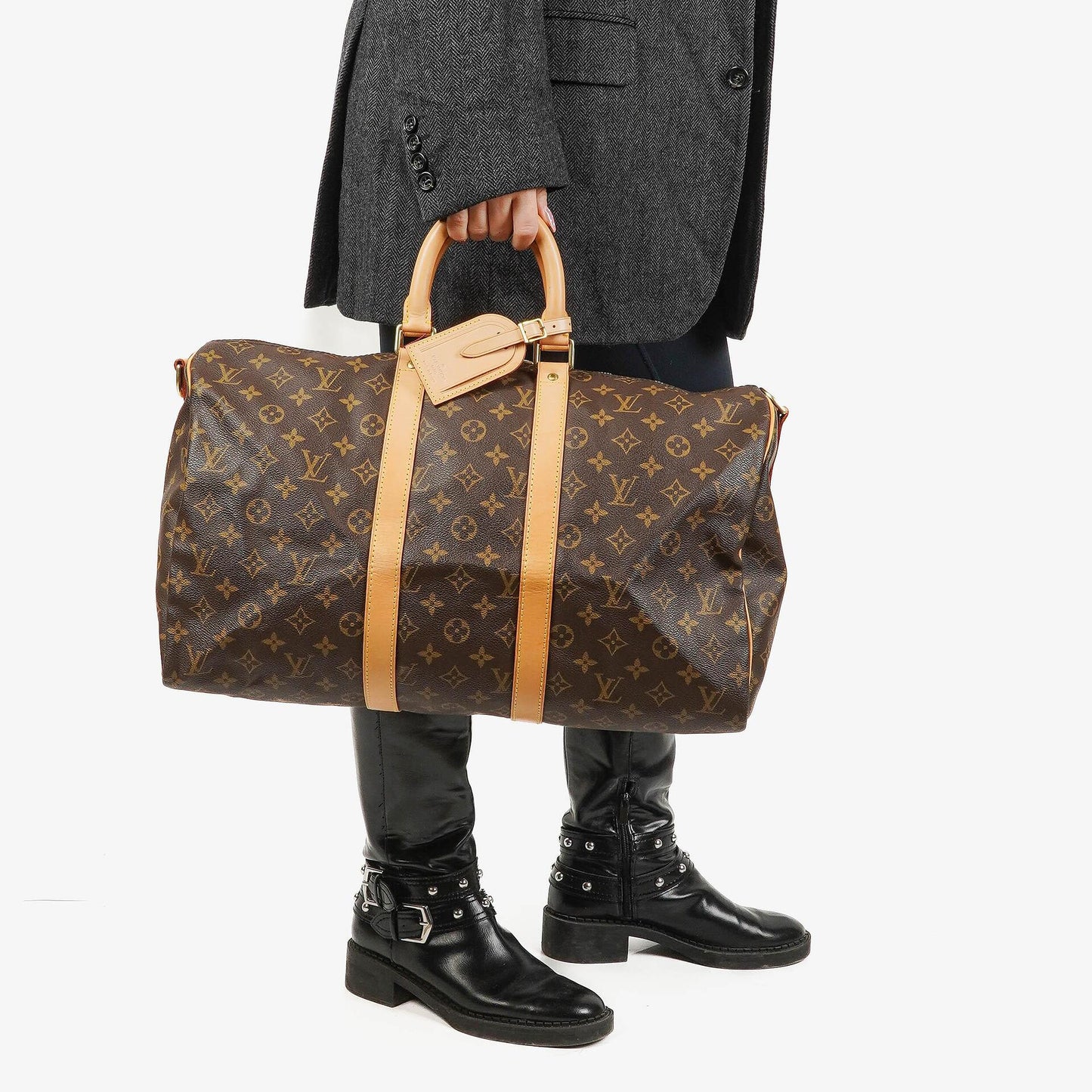 Louis Vuitton Keepall 45 Bandoulière Travel Bag in Monogram Canvas