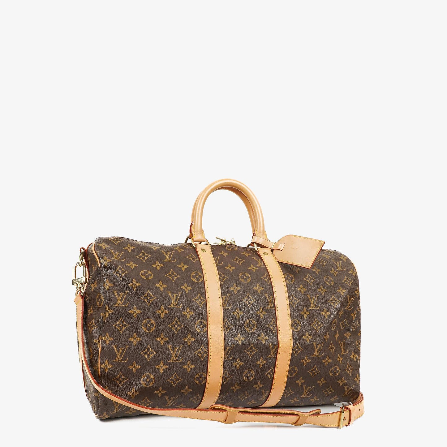 Louis Vuitton Keepall 45 Bandoulière Travel Bag in Monogram Canvas