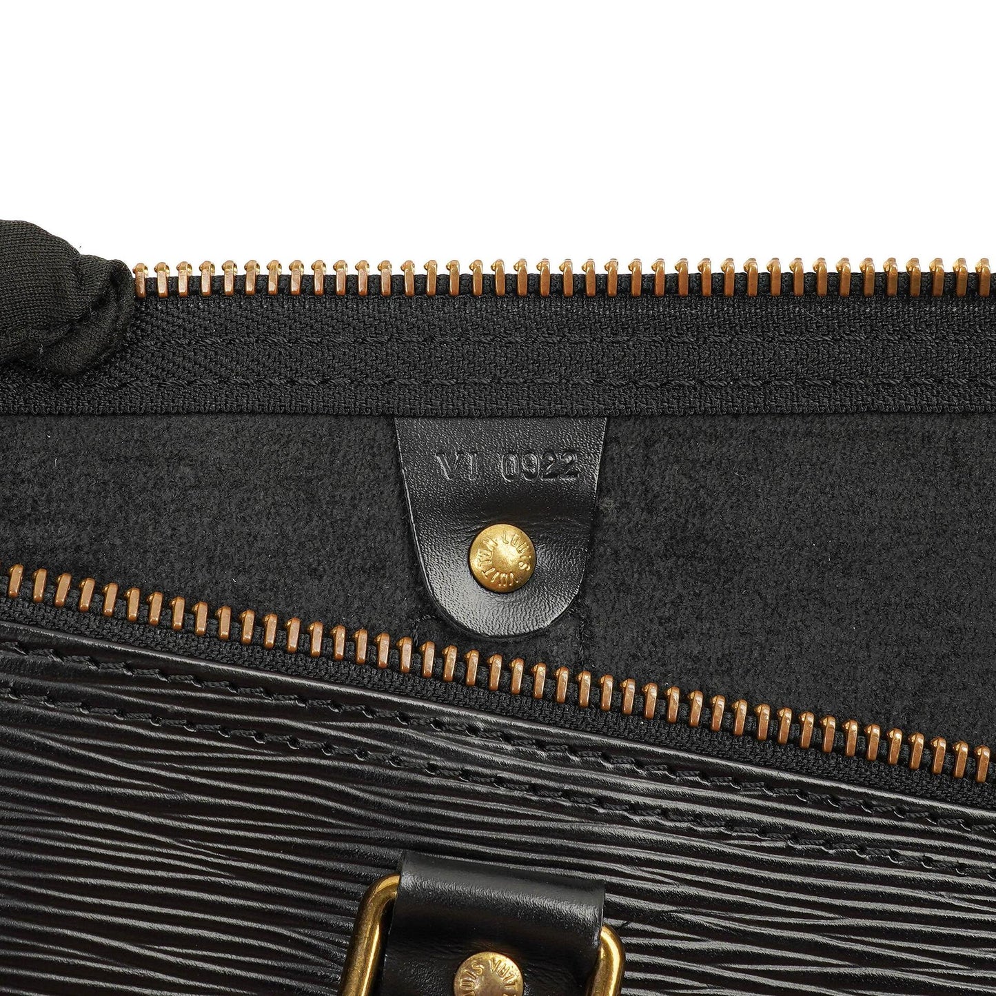 Louis Vuitton Keepall 45 Black EPI Leather Travel Bag
