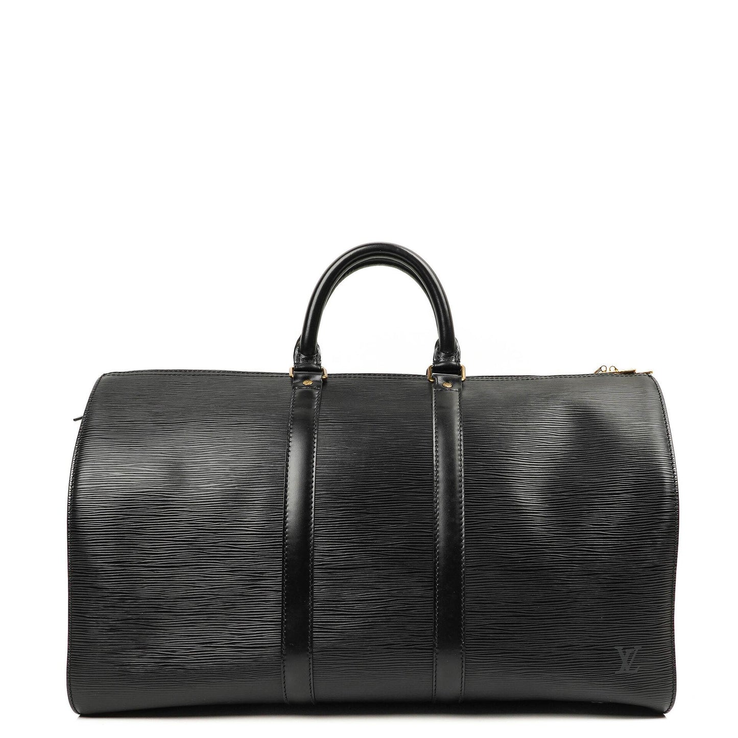 Louis Vuitton Keepall 45 Black EPI Leather Travel Bag