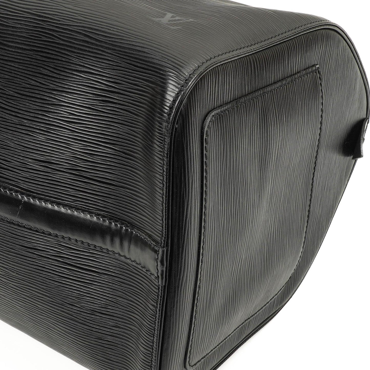 Louis Vuitton Keepall 45 Black EPI Leather Travel Bag