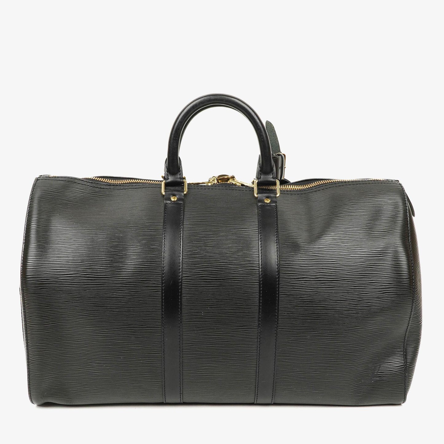 Louis Vuitton Keepall 45 Black EPI Leather Travel Bag