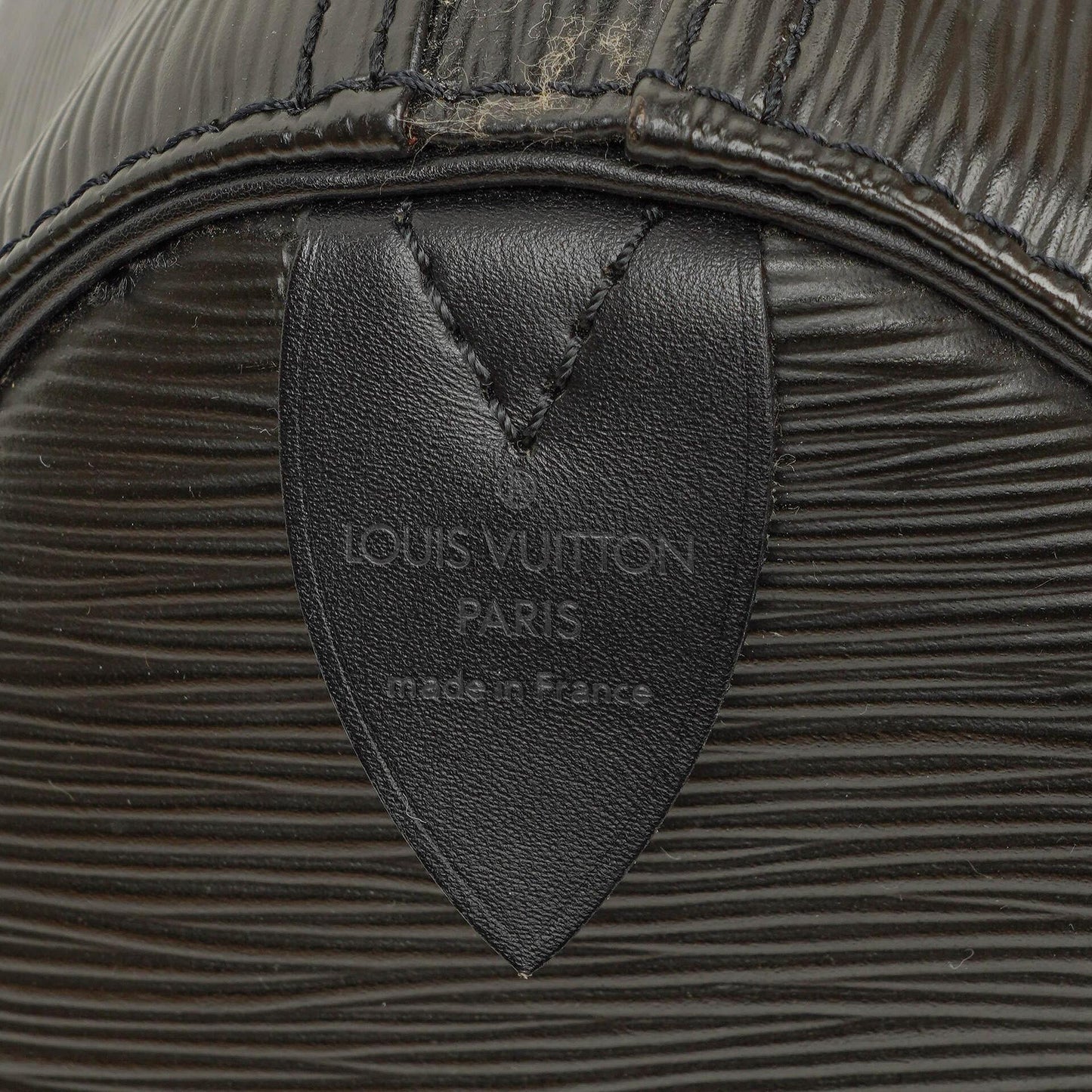 Louis Vuitton Keepall 45 Black EPI Leather Travel Bag