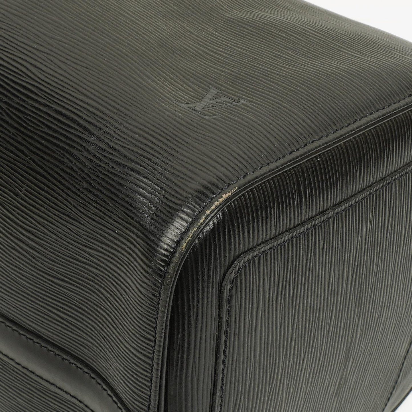 Louis Vuitton Keepall 45 Black EPI Leather Travel Bag
