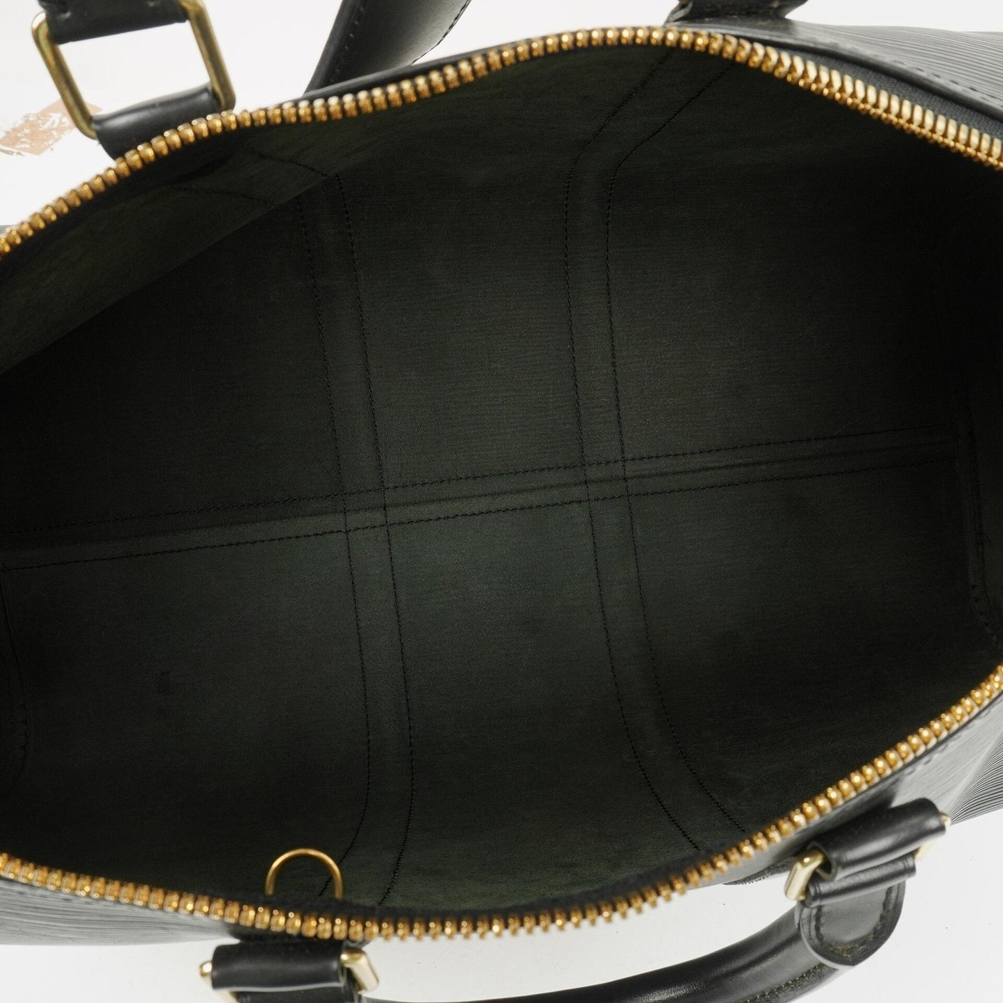 Louis Vuitton Keepall 45 Black EPI Leather Travel Bag