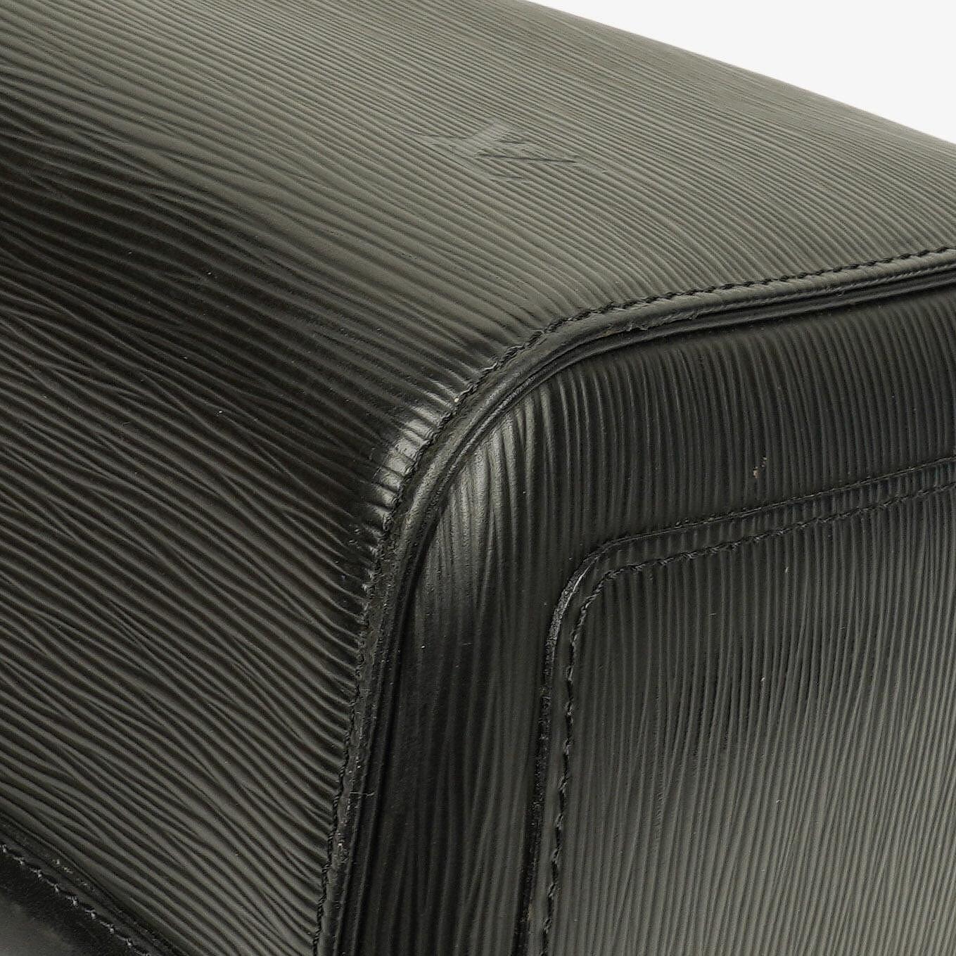 Louis Vuitton Keepall 45 Black EPI Leather Travel Bag