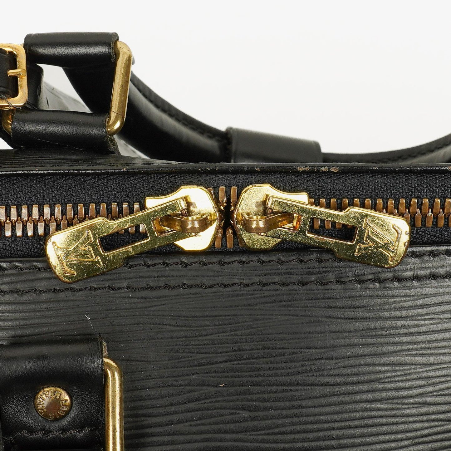Louis Vuitton Keepall 45 Black EPI Leather Travel Bag