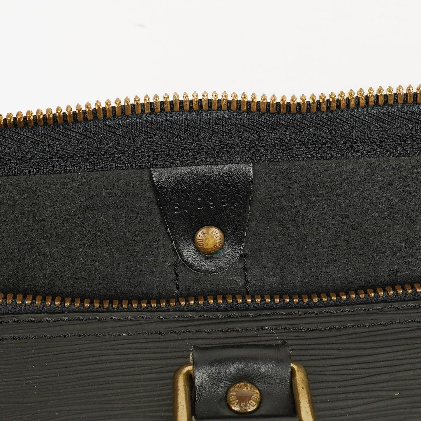 Louis Vuitton Keepall 45 Black EPI Leather Travel Bag