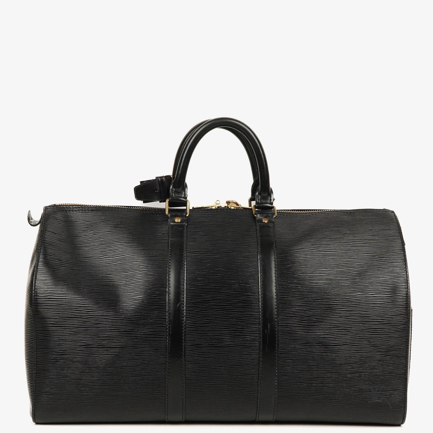 Louis Vuitton Keepall 45 Black EPI Leather Travel Bag