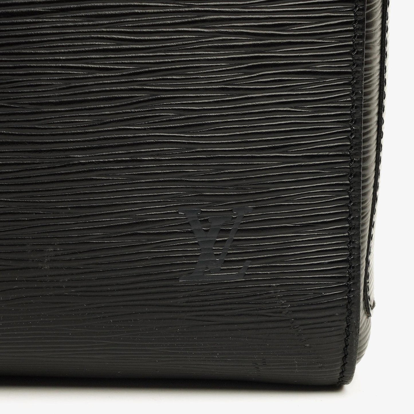 Louis Vuitton Keepall 45 Black EPI Leather Travel Bag
