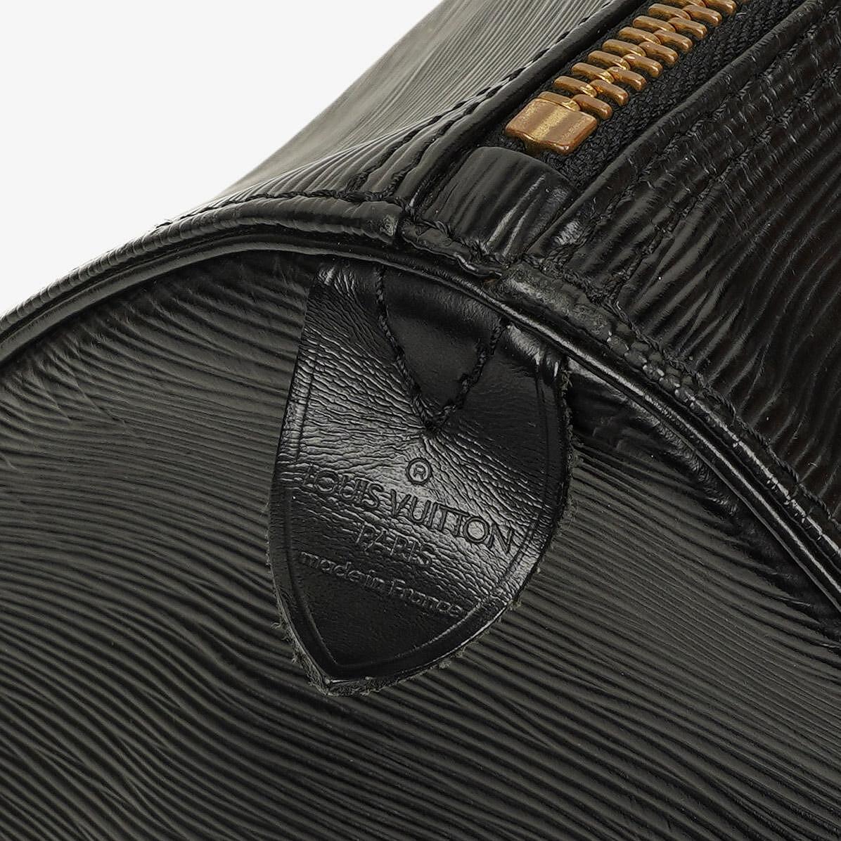 Louis Vuitton Keepall 45 Black EPI Leather Travel Bag