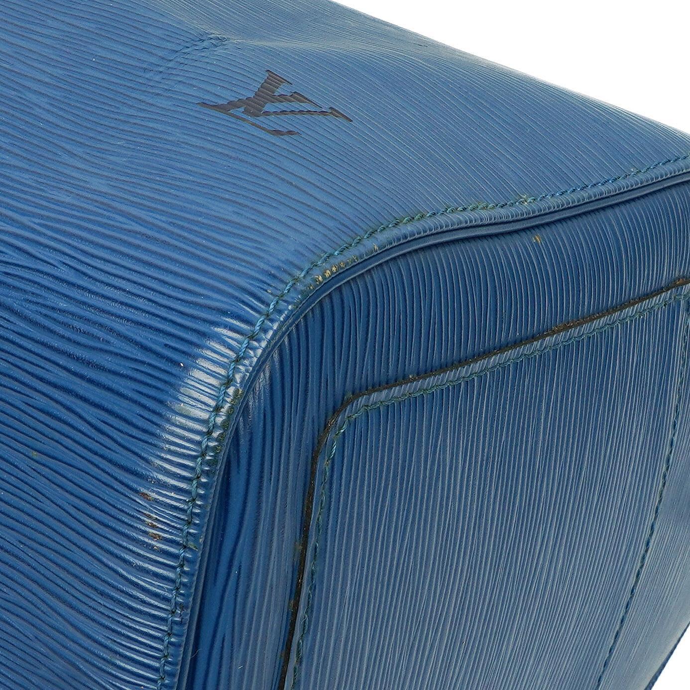 Louis Vuitton Keepall 45 Blue EPI Leather Travel Bag, 1996