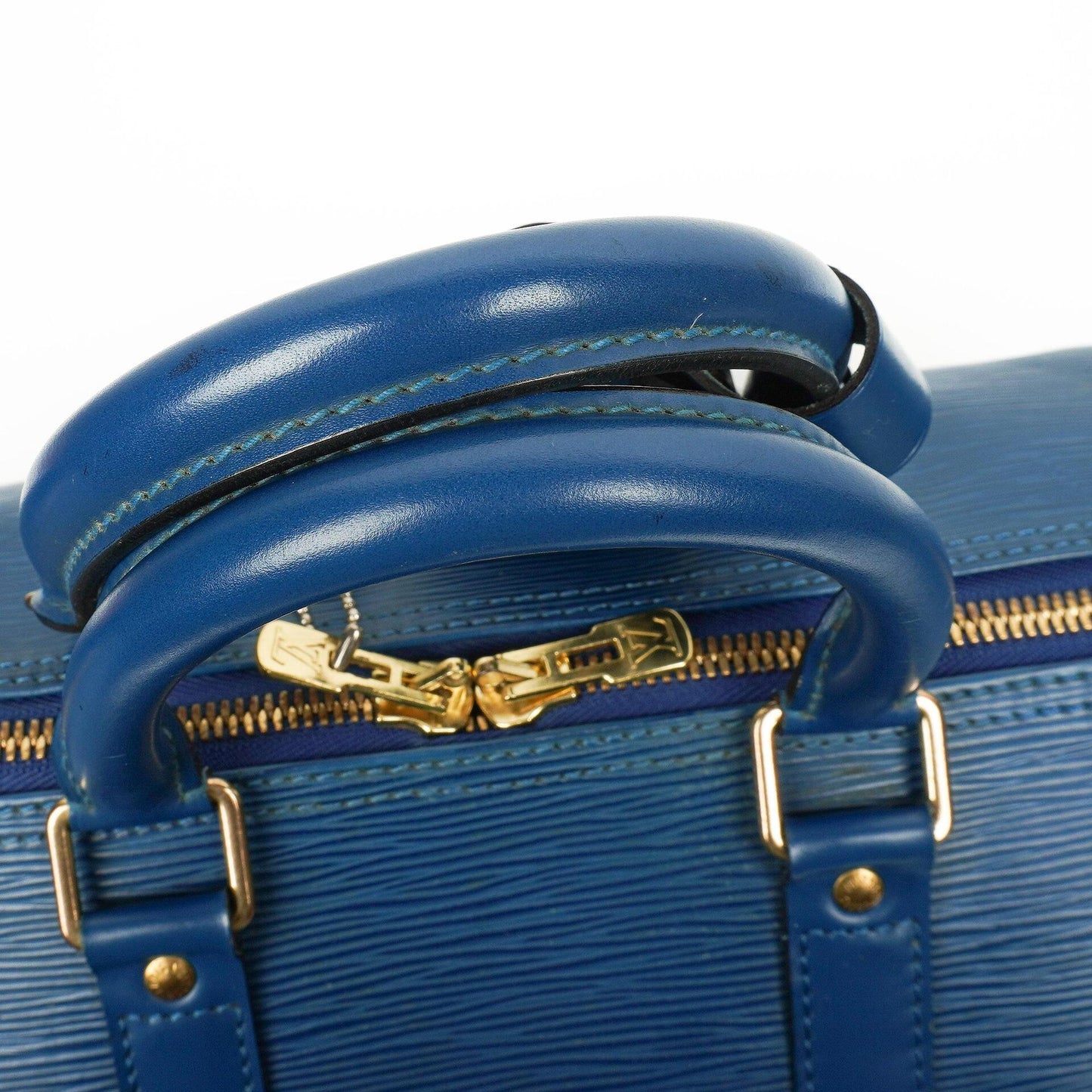 Louis Vuitton Keepall 45 Blue EPI Leather Travel Bag, 1996