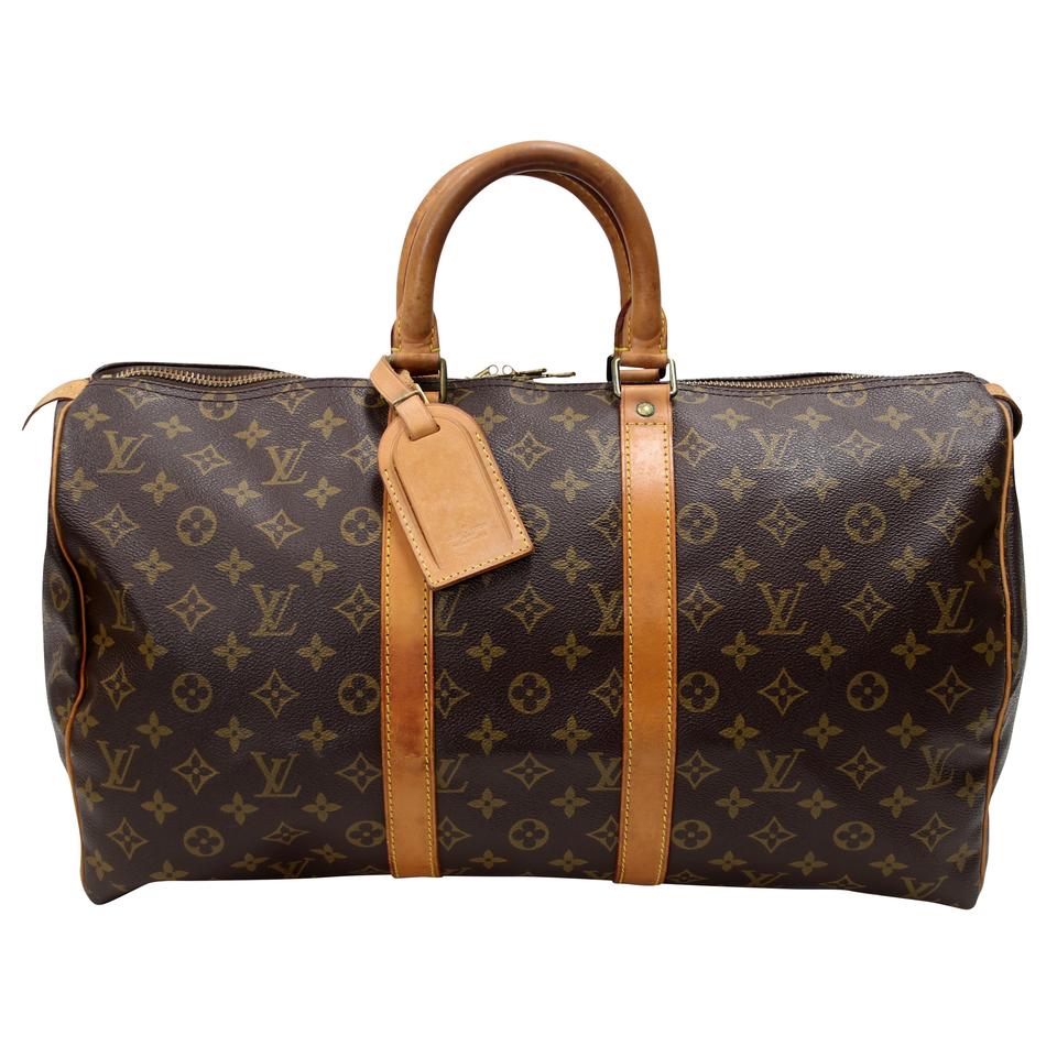 Louis Vuitton Keepall 45 Monogram Canvas Travel Bag LV-0829N-0003