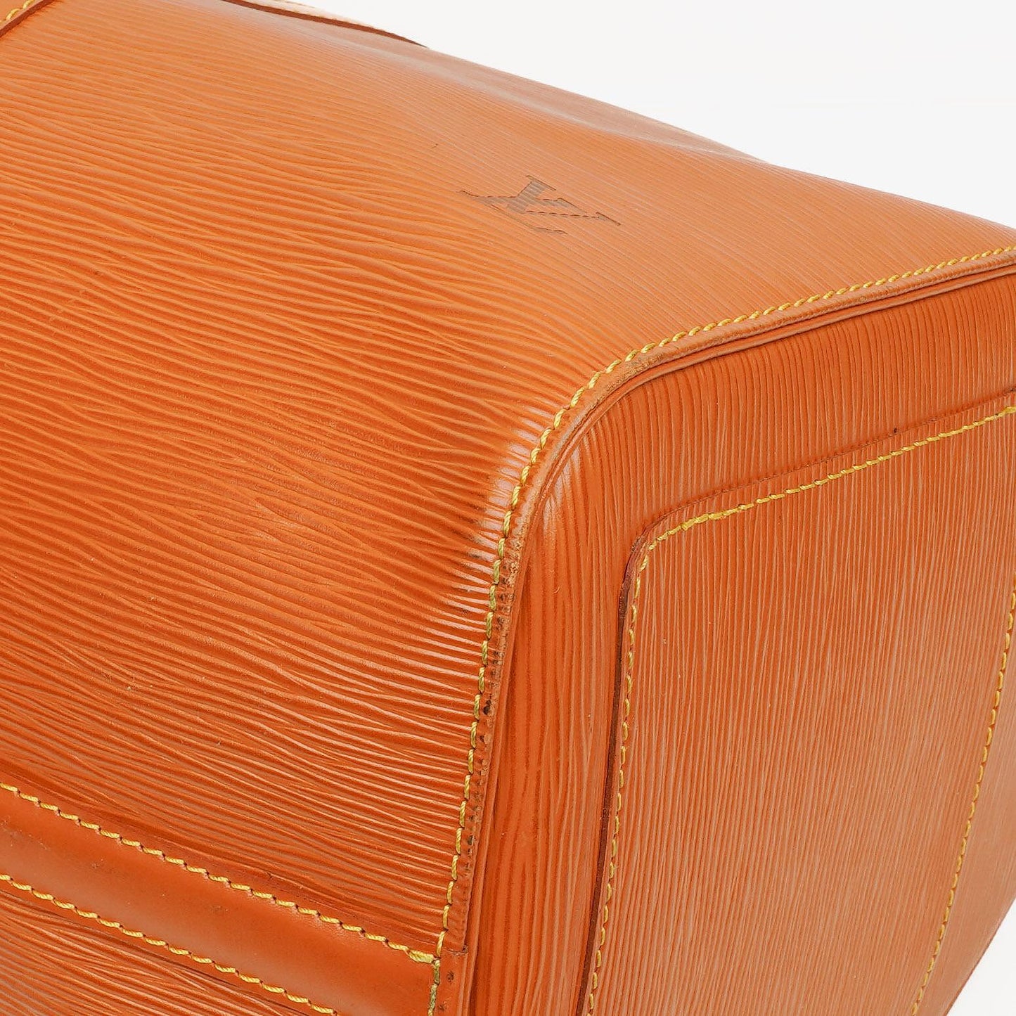 Louis Vuitton Keepall 45 Cognac EPI Leather Travel Bag