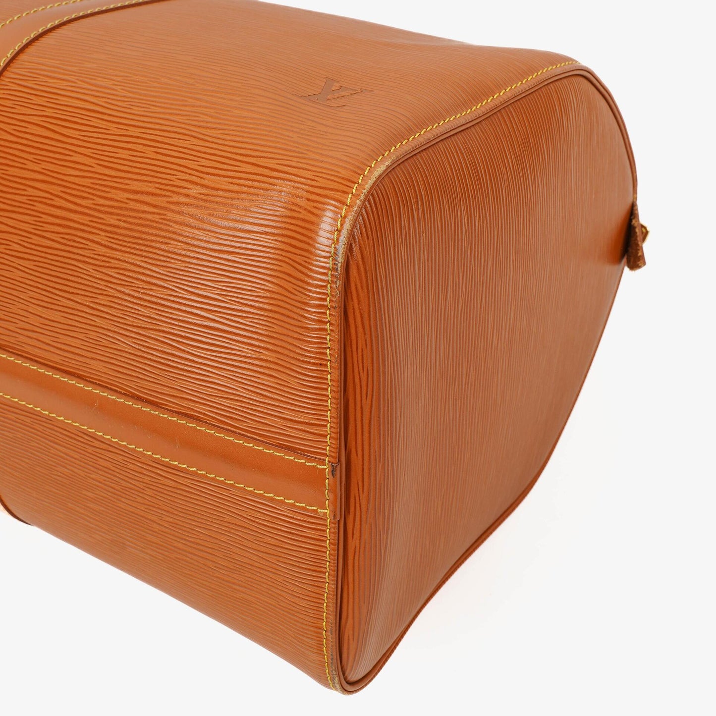 Louis Vuitton Keepall 45 Cognac EPI Leather Travel Bag