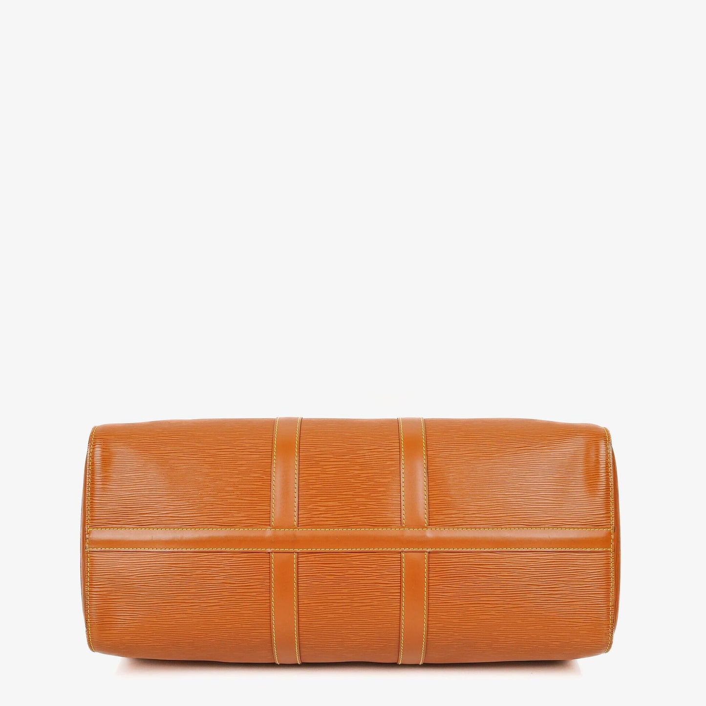 Louis Vuitton Keepall 45 Cognac EPI Leather Travel Bag