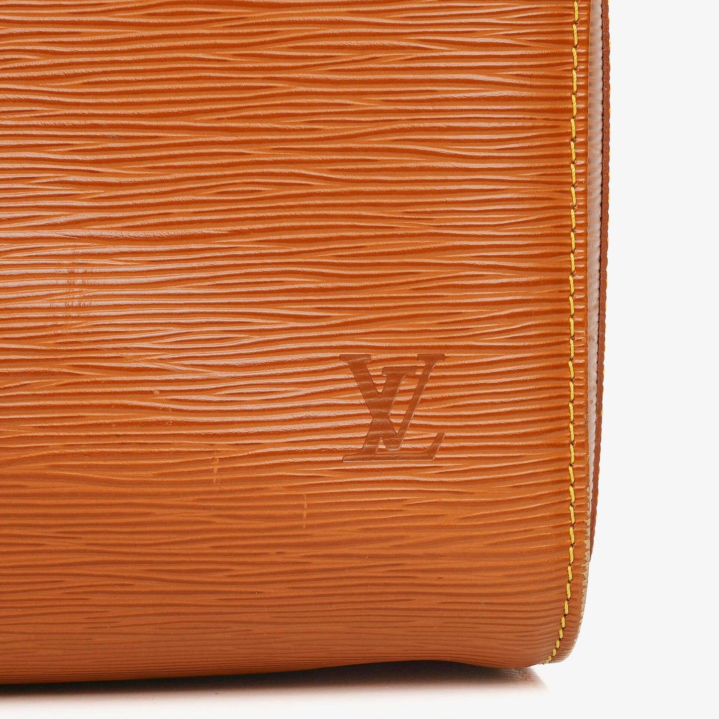 Louis Vuitton Keepall 45 Cognac EPI Leather Travel Bag