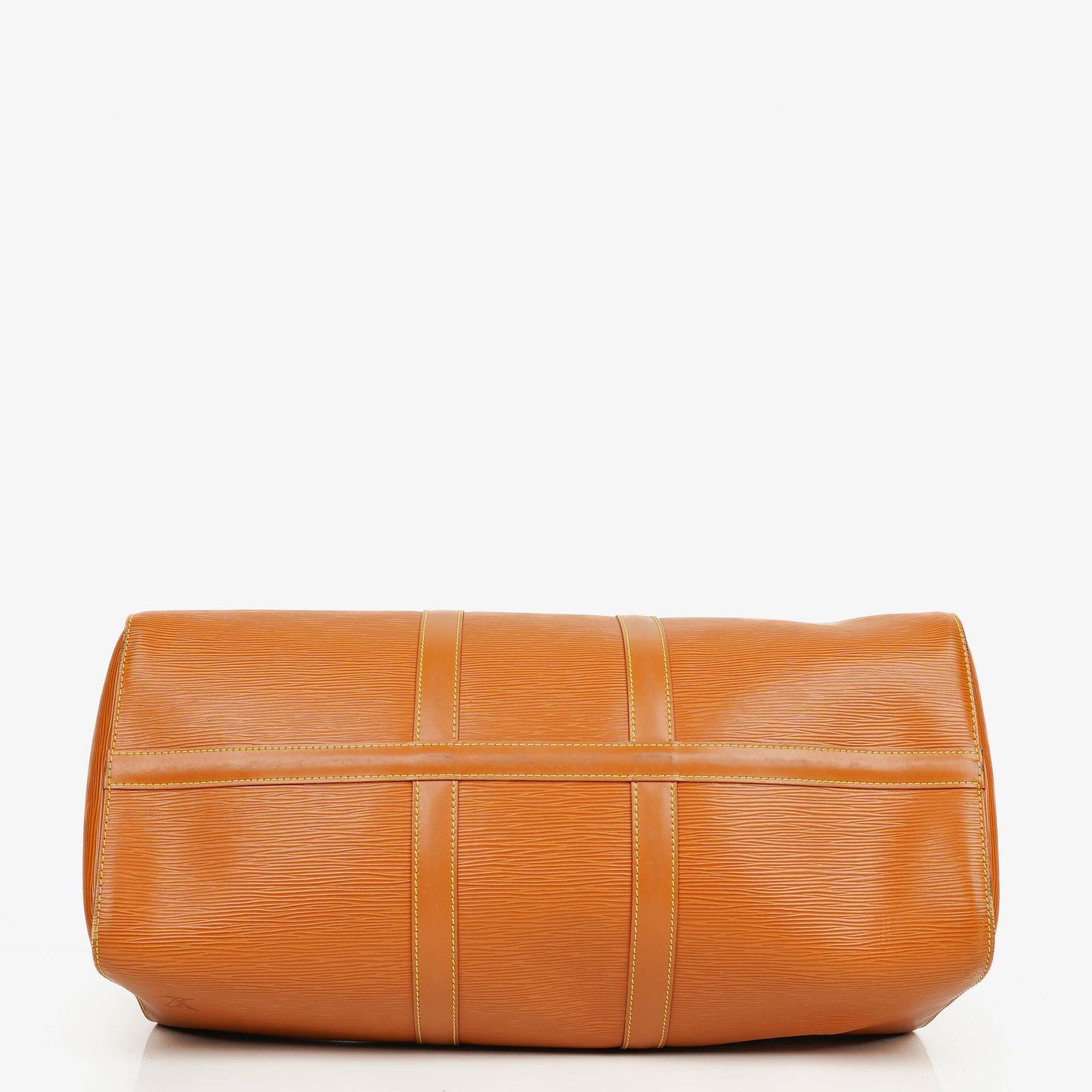 Louis Vuitton Keepall 45 Cognac EPI Leather Travel Bag