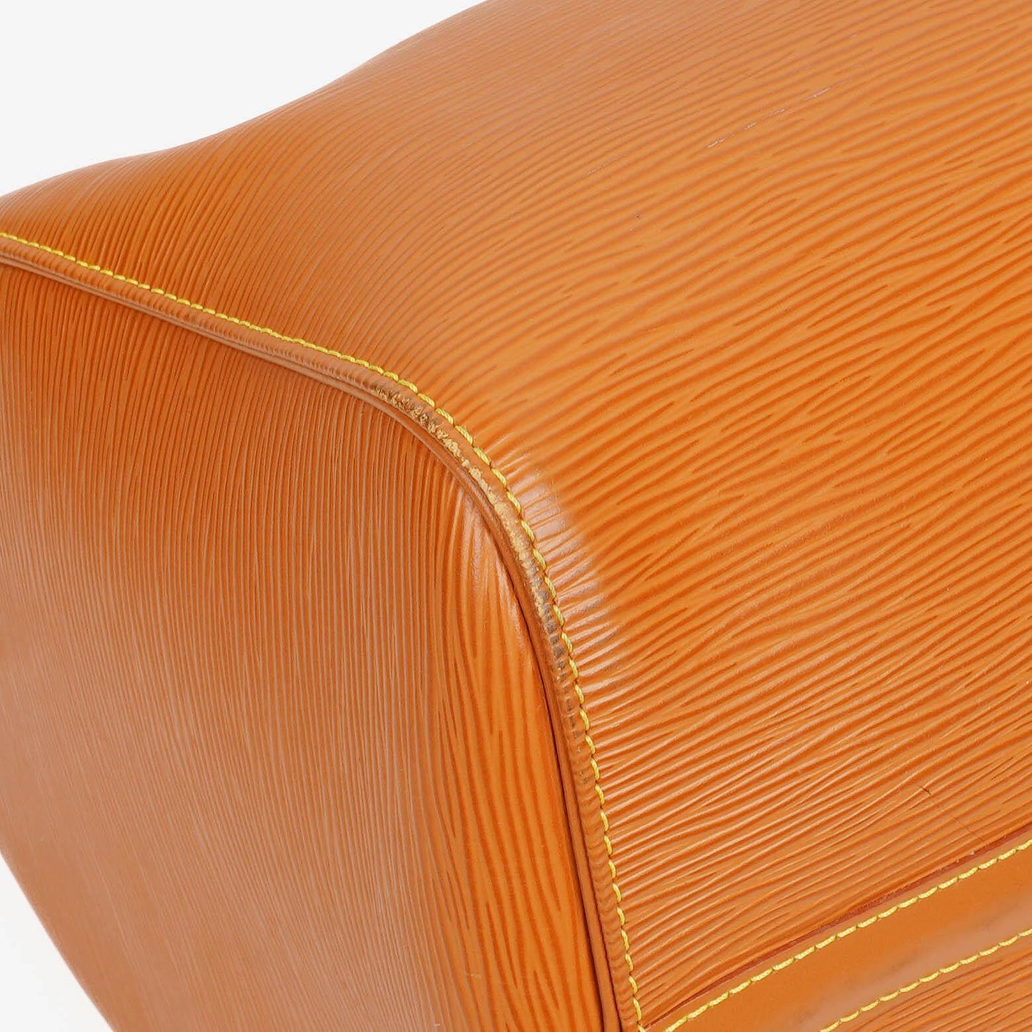 Louis Vuitton Keepall 45 Cognac EPI Leather Travel Bag