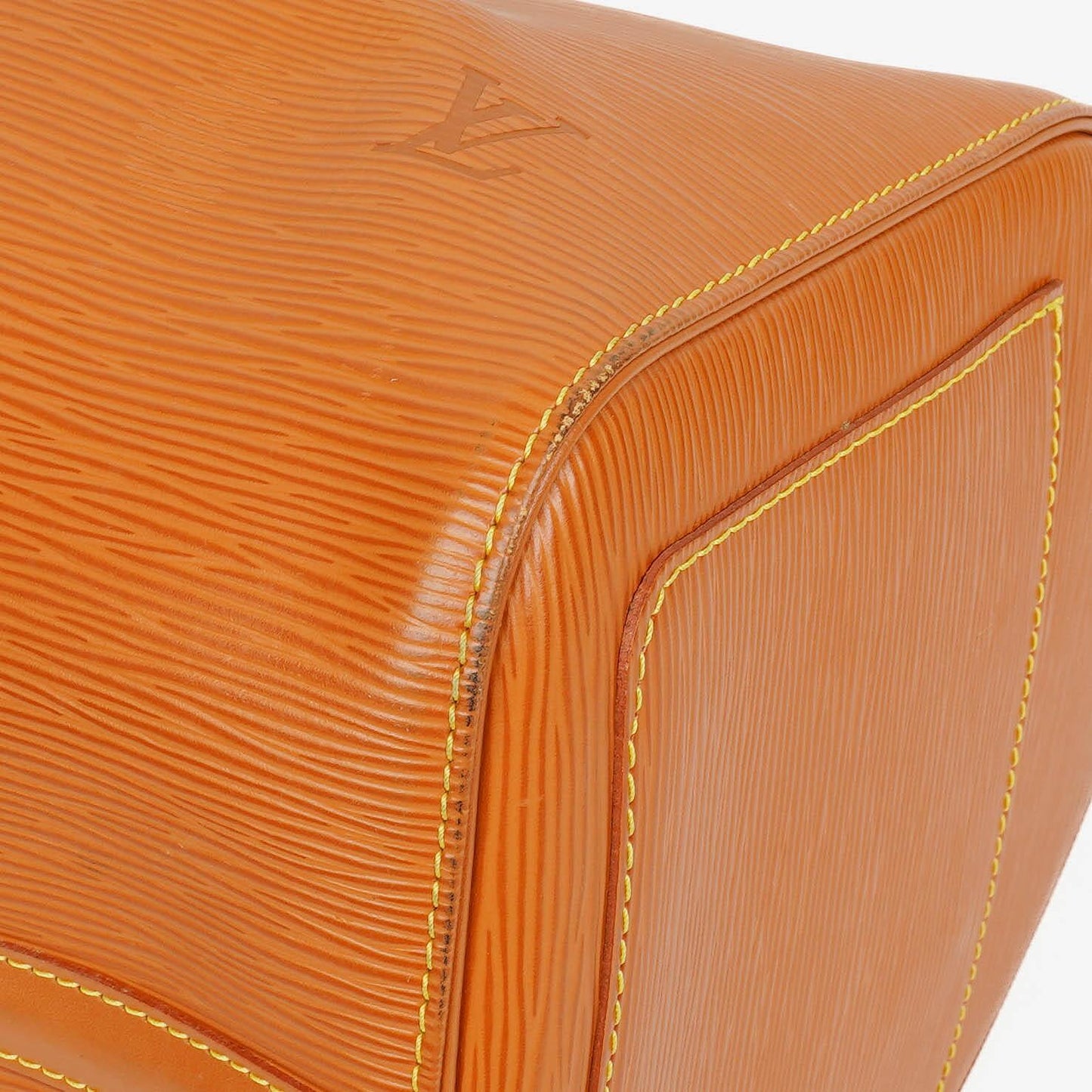 Louis Vuitton Keepall 45 Cognac EPI Leather Travel Bag