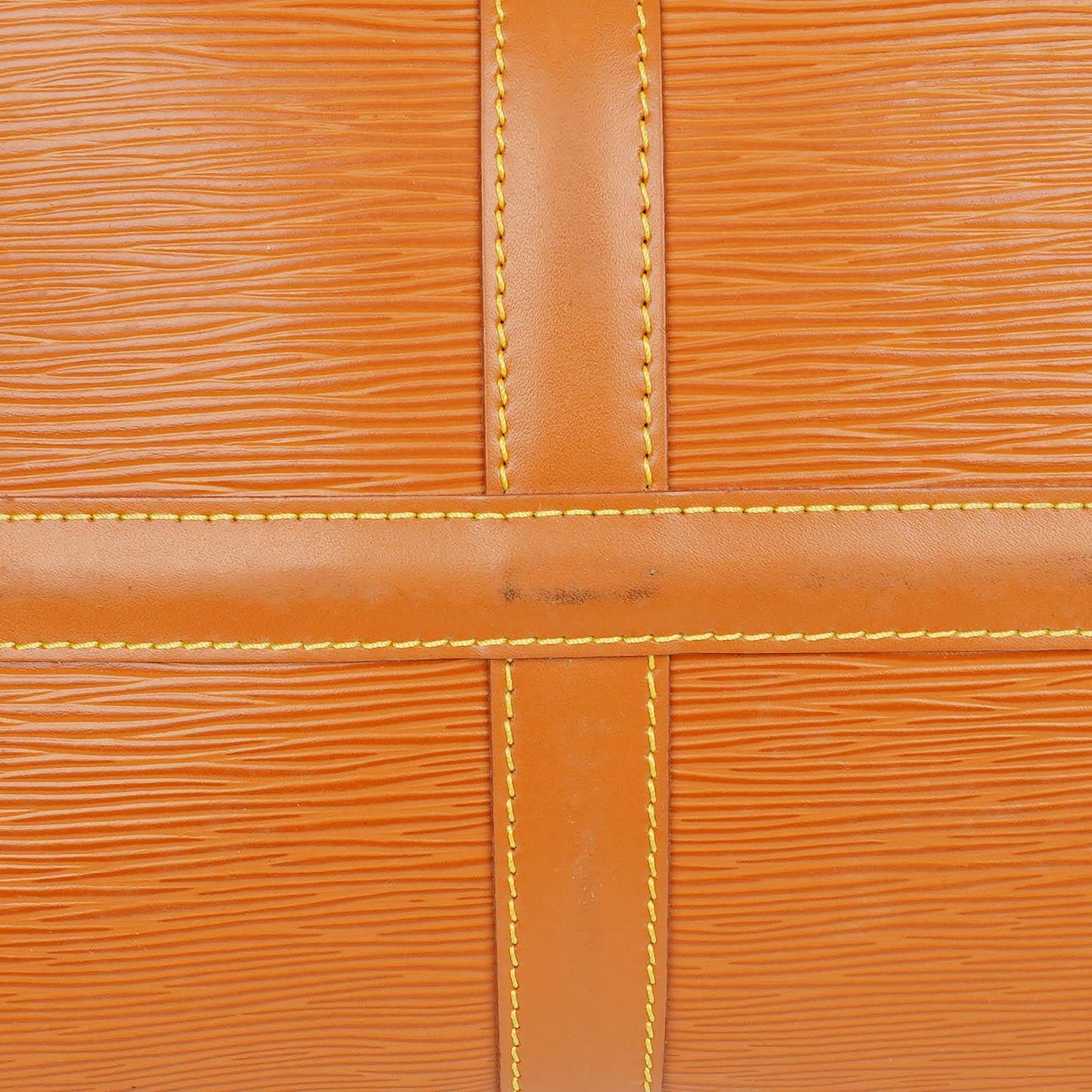 Louis Vuitton Keepall 45 Cognac EPI Leather Travel Bag