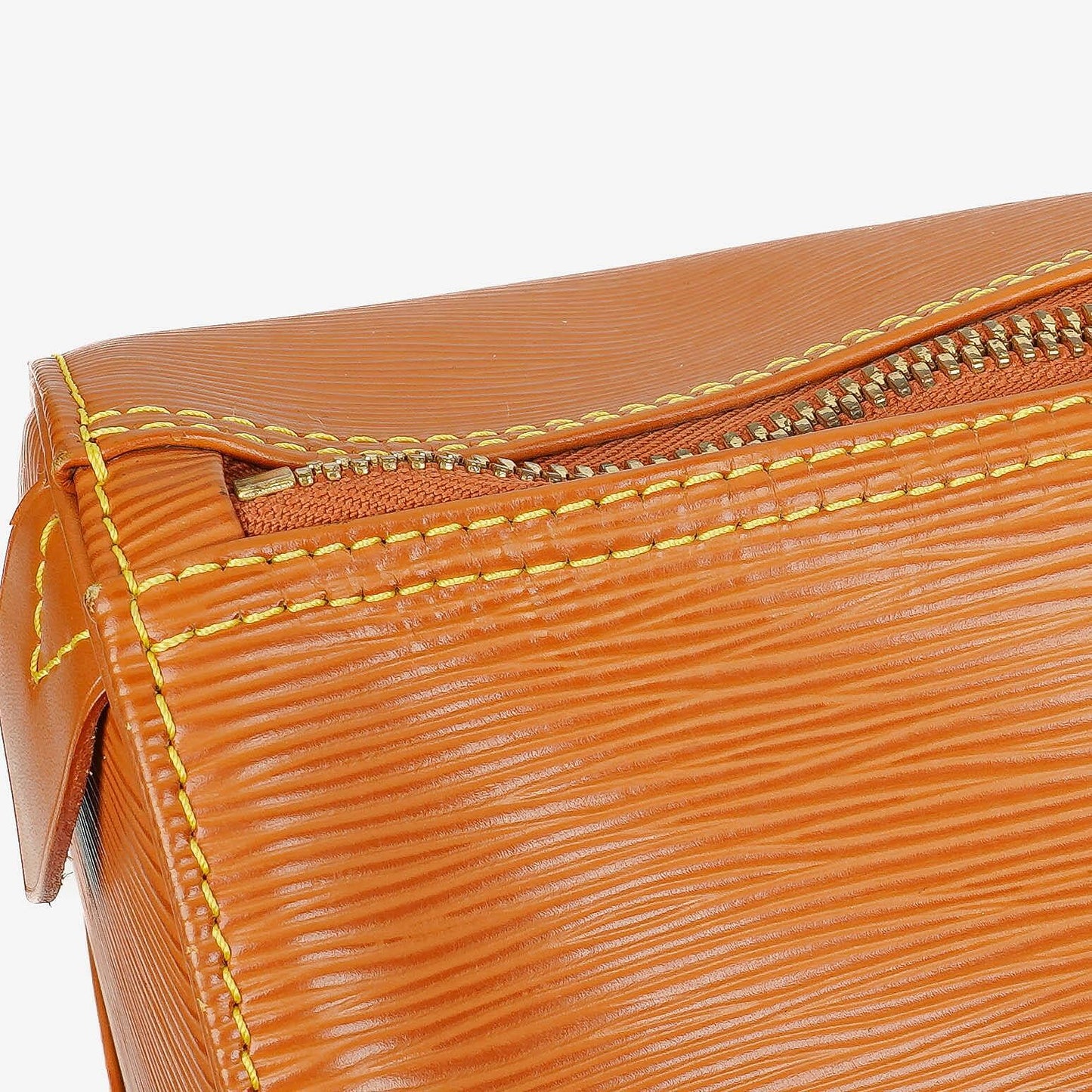 Louis Vuitton Keepall 45 Cognac EPI Leather Travel Bag