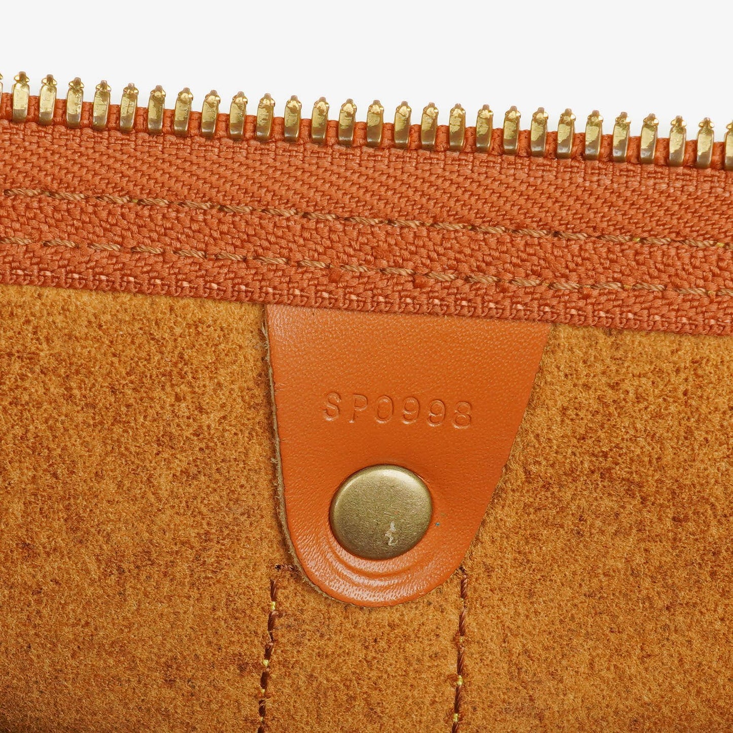 Louis Vuitton Keepall 45 Cognac EPI Leather Travel Bag