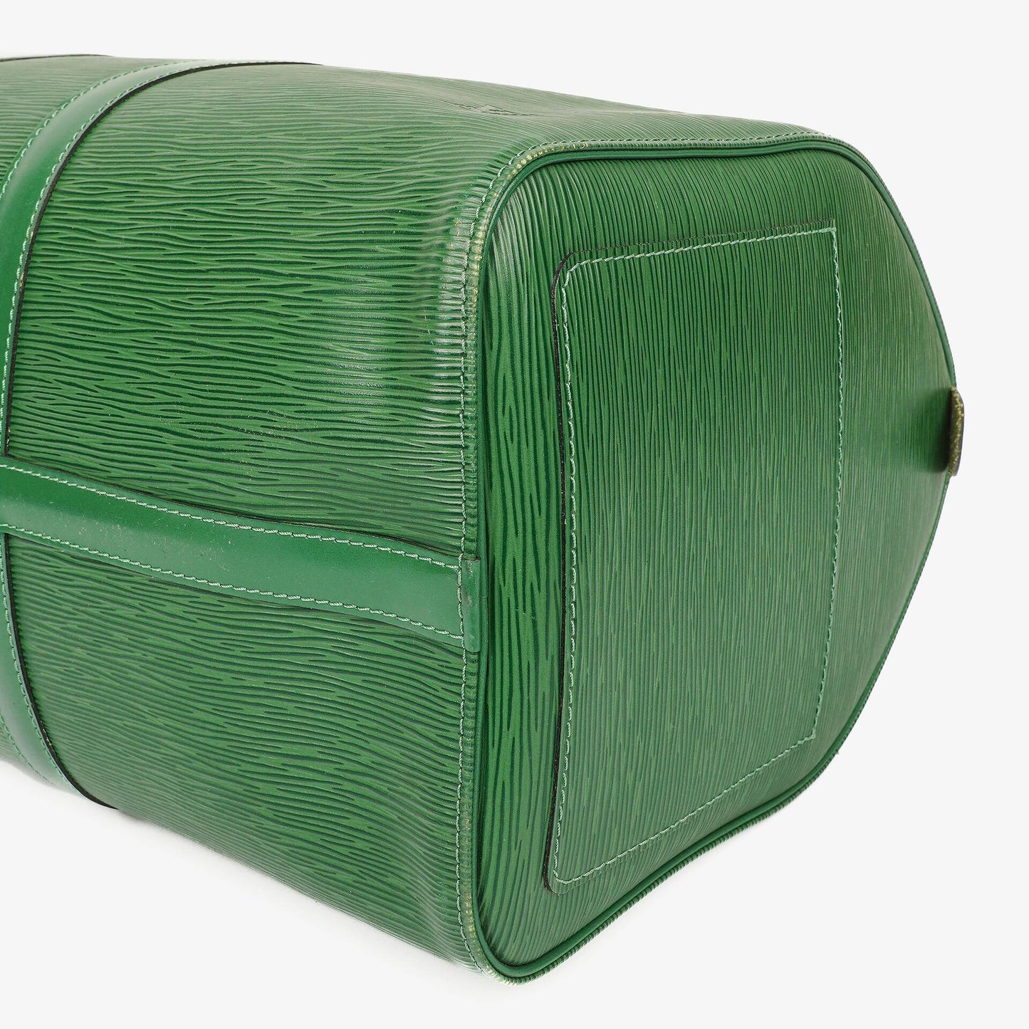 Louis Vuitton Keepall 45 Green EPI Leather Travel Bag