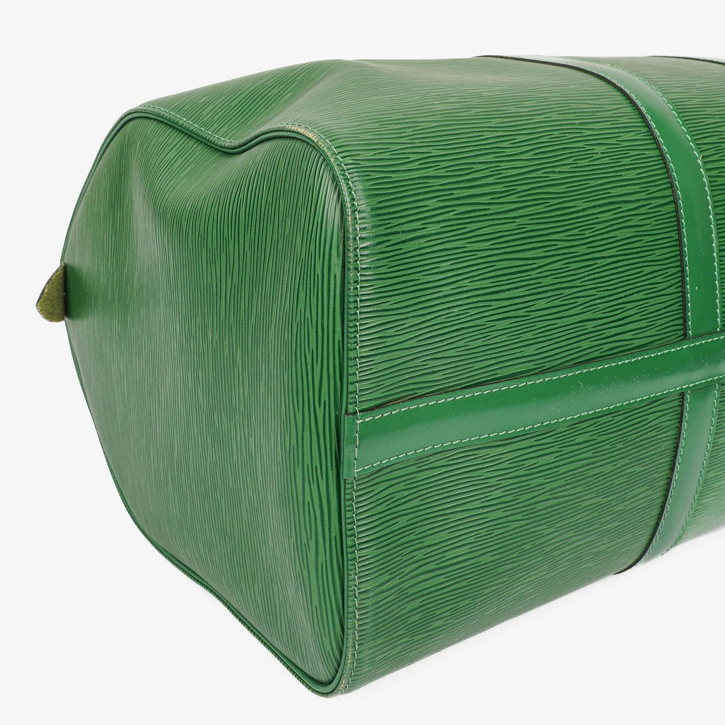 Louis Vuitton Keepall 45 Green EPI Leather Travel Bag