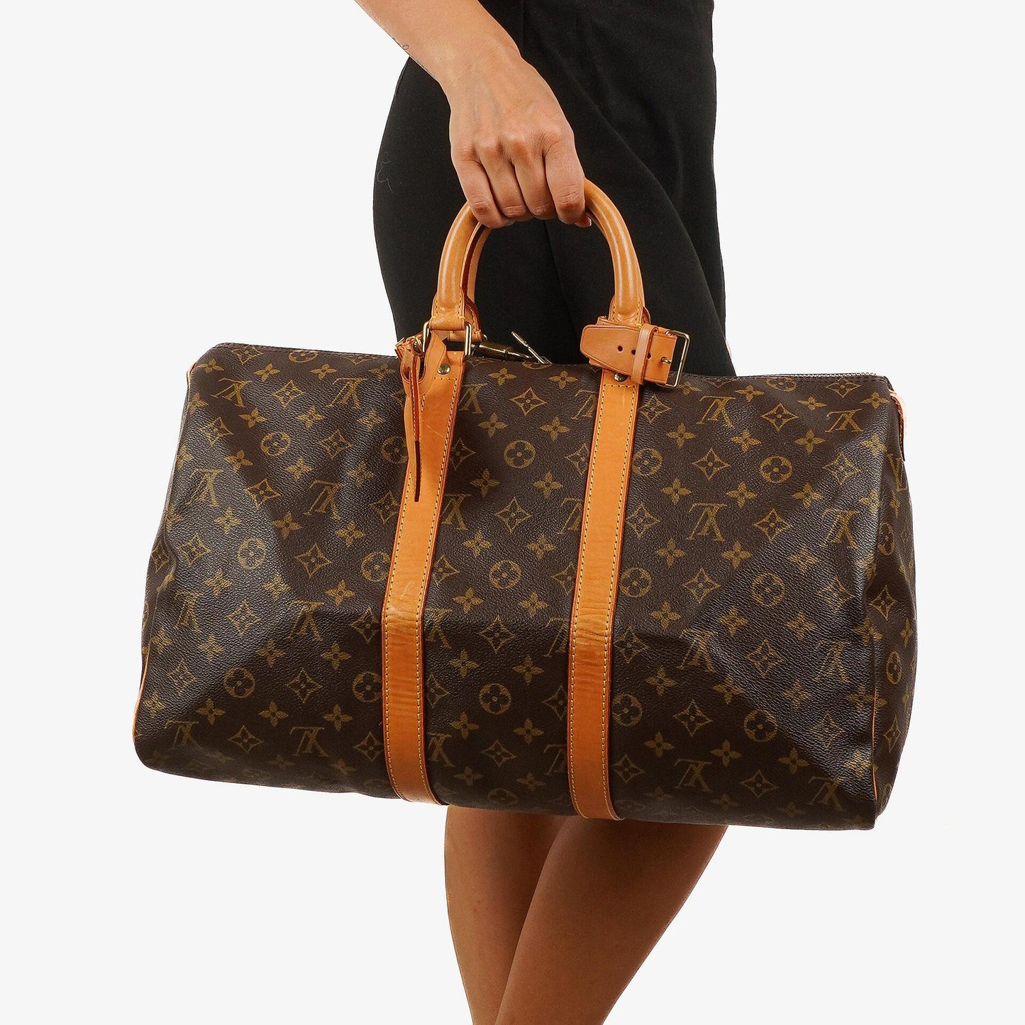 Louis Vuitton Keepall 45 Monogram Canvas Travel Bag