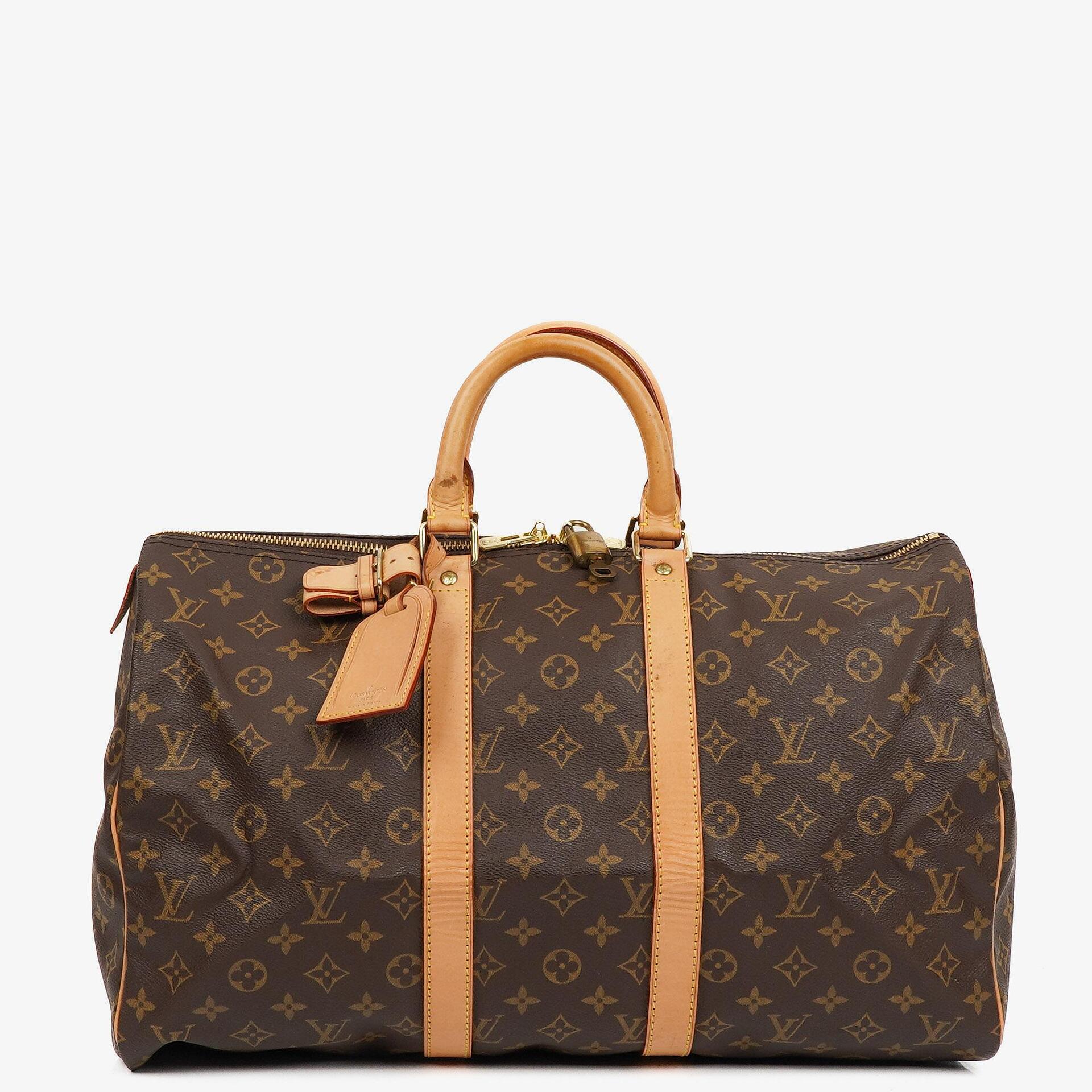 Louis Vuitton Keepall 45 Monogram Canvas Travel Bag