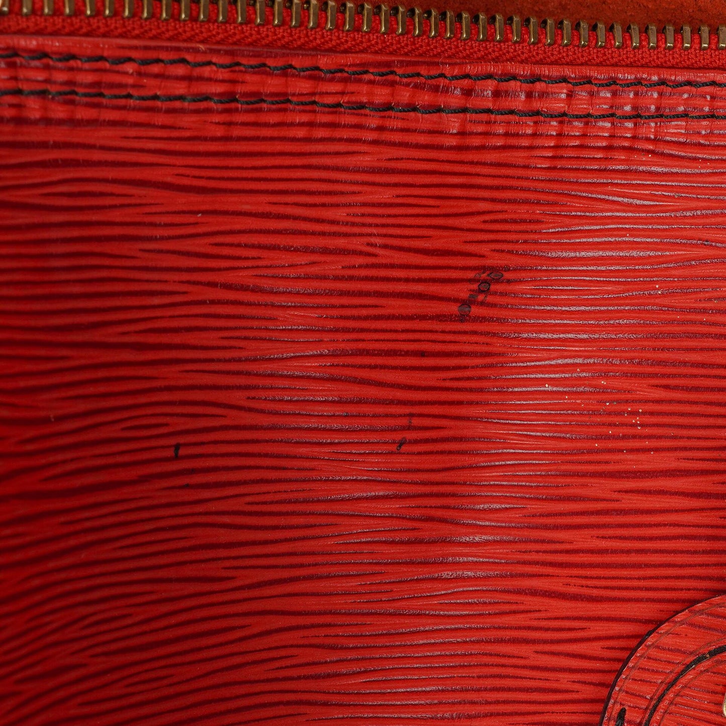 Louis Vuitton Keepall 45 Red EPI Leather Travel Bag