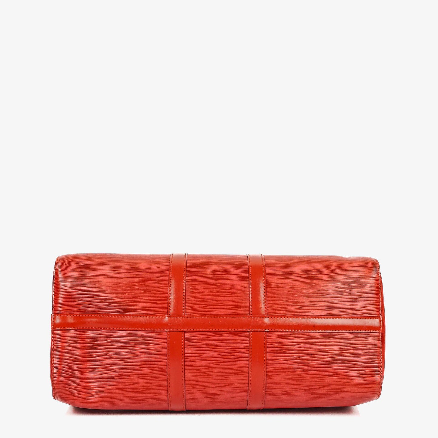 Louis Vuitton Keepall 45 Red EPI Leather Travel Bag