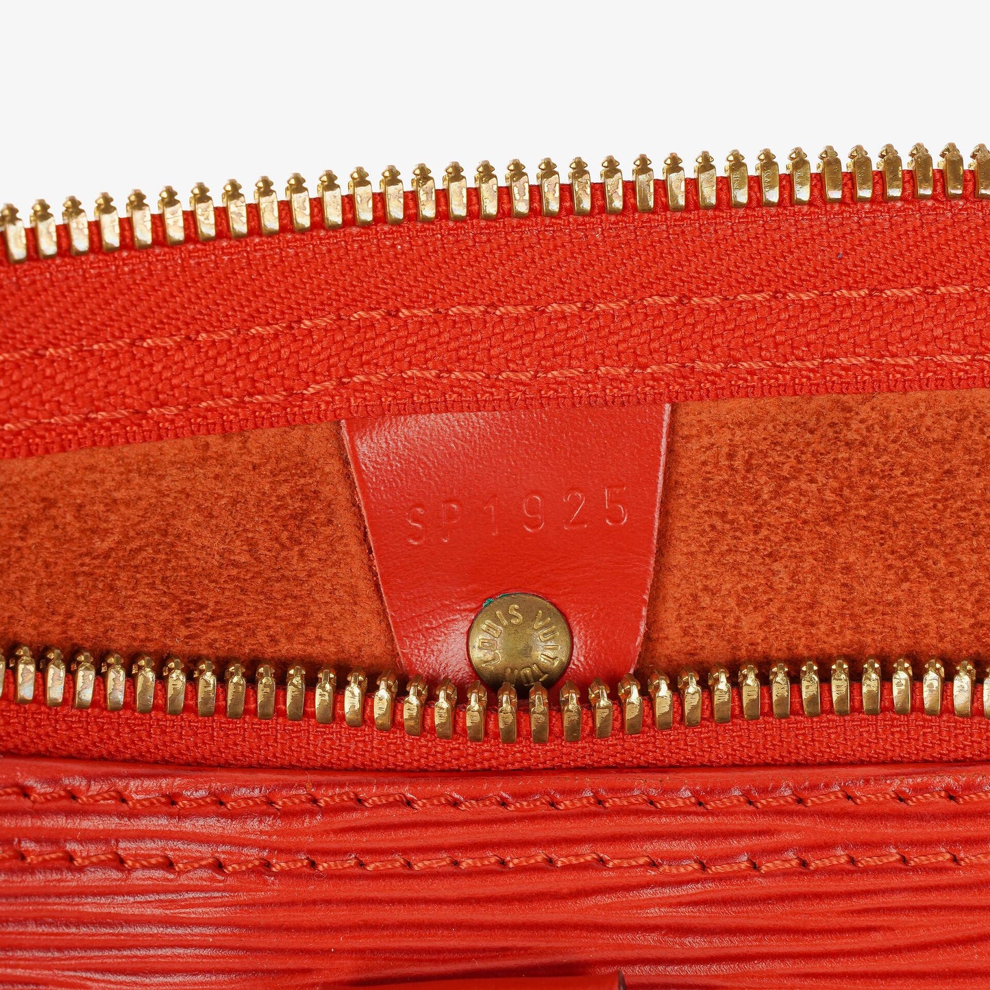 Louis Vuitton Keepall 45 Red EPI Leather Travel Bag