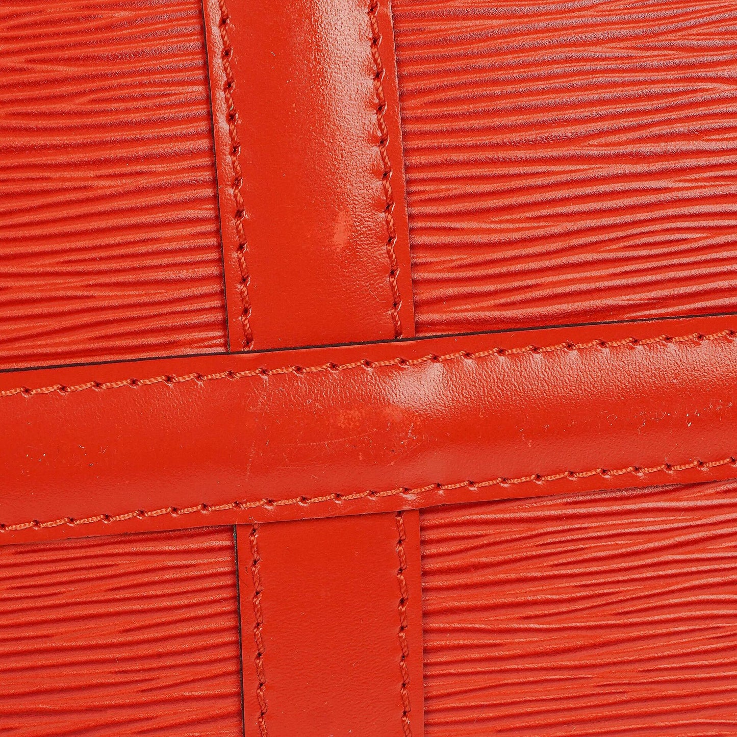 Louis Vuitton Keepall 45 Red EPI Leather Travel Bag