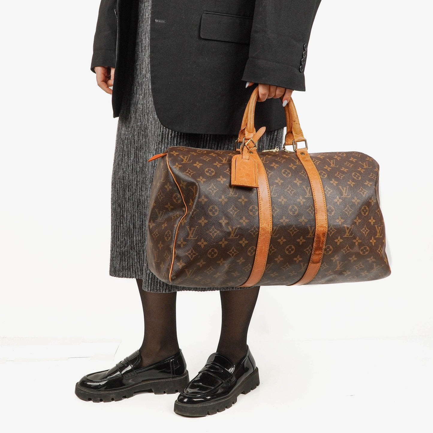 Louis Vuitton Keepall 45 Travel Bag in Monogram Canvas