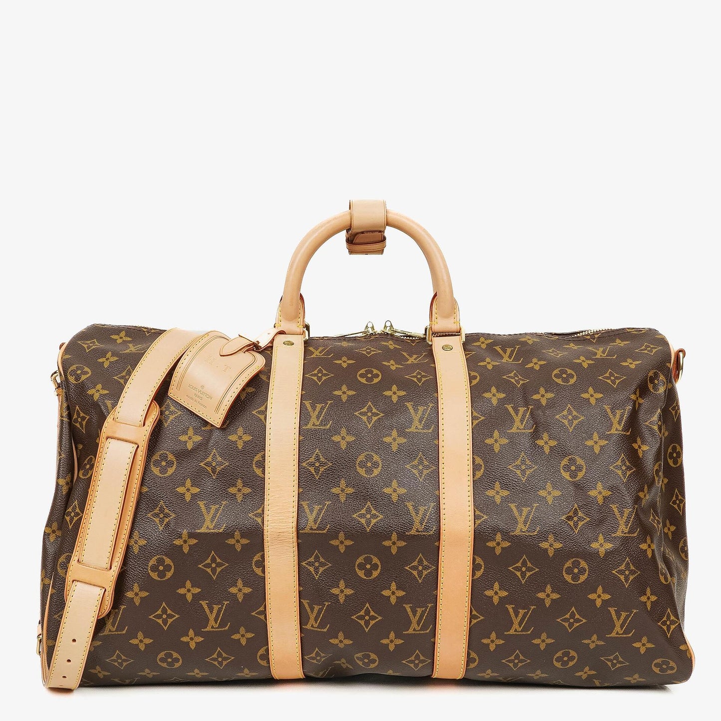 Louis Vuitton Keepall 50 Bandoulière Monogram Canvas Travel Bag